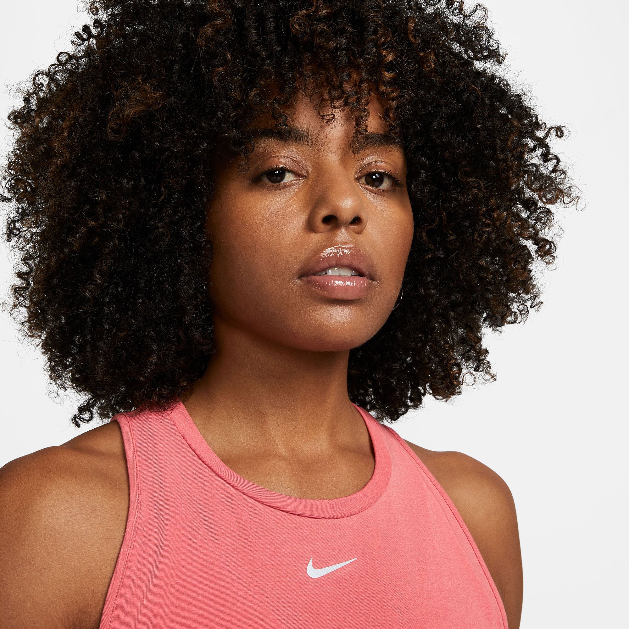Nike One Luxe Dri-FIT Women's Standard Fit Tank Red (3)