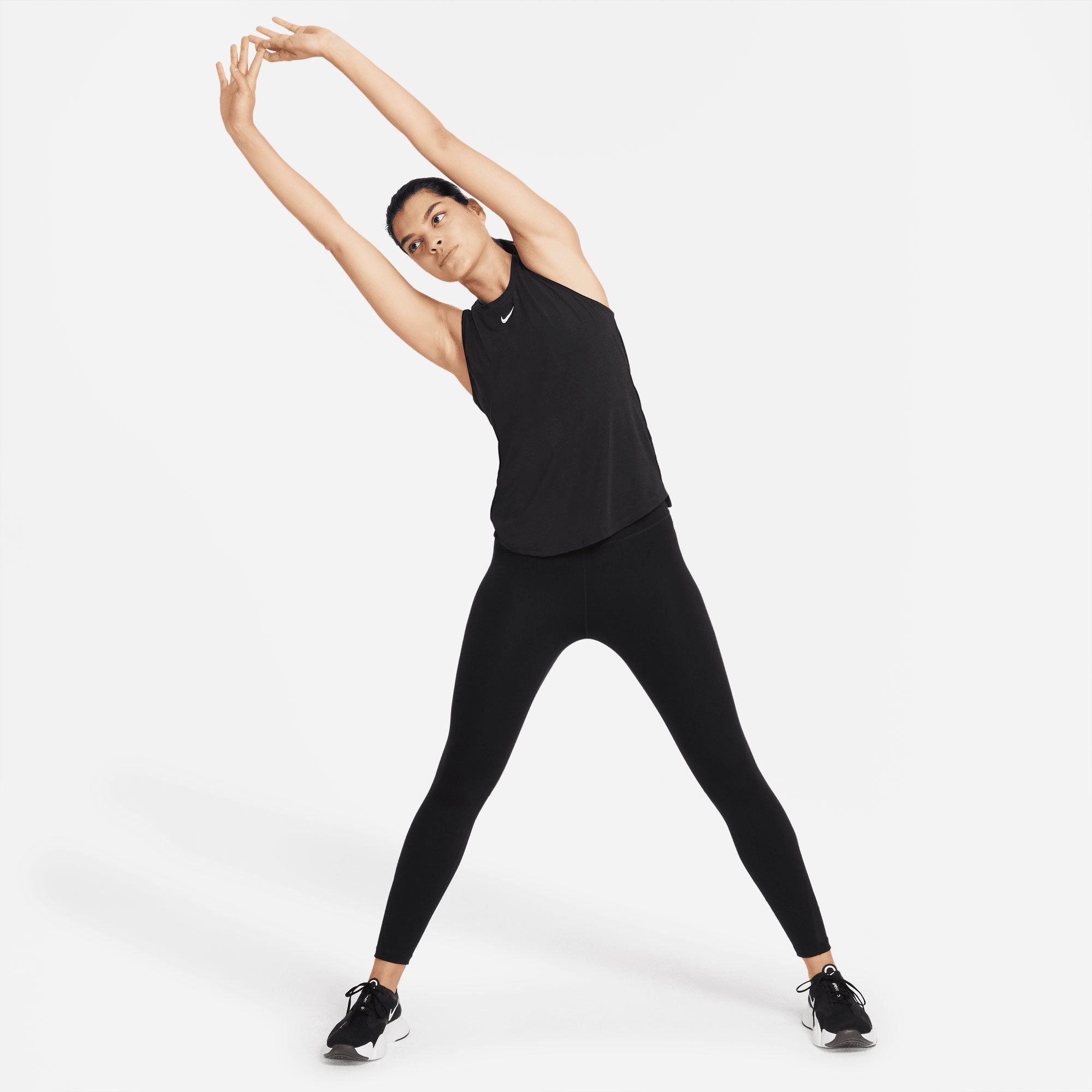 Nike One Luxe Dri-Fit Women's Stardard Fit Tank Black (5)