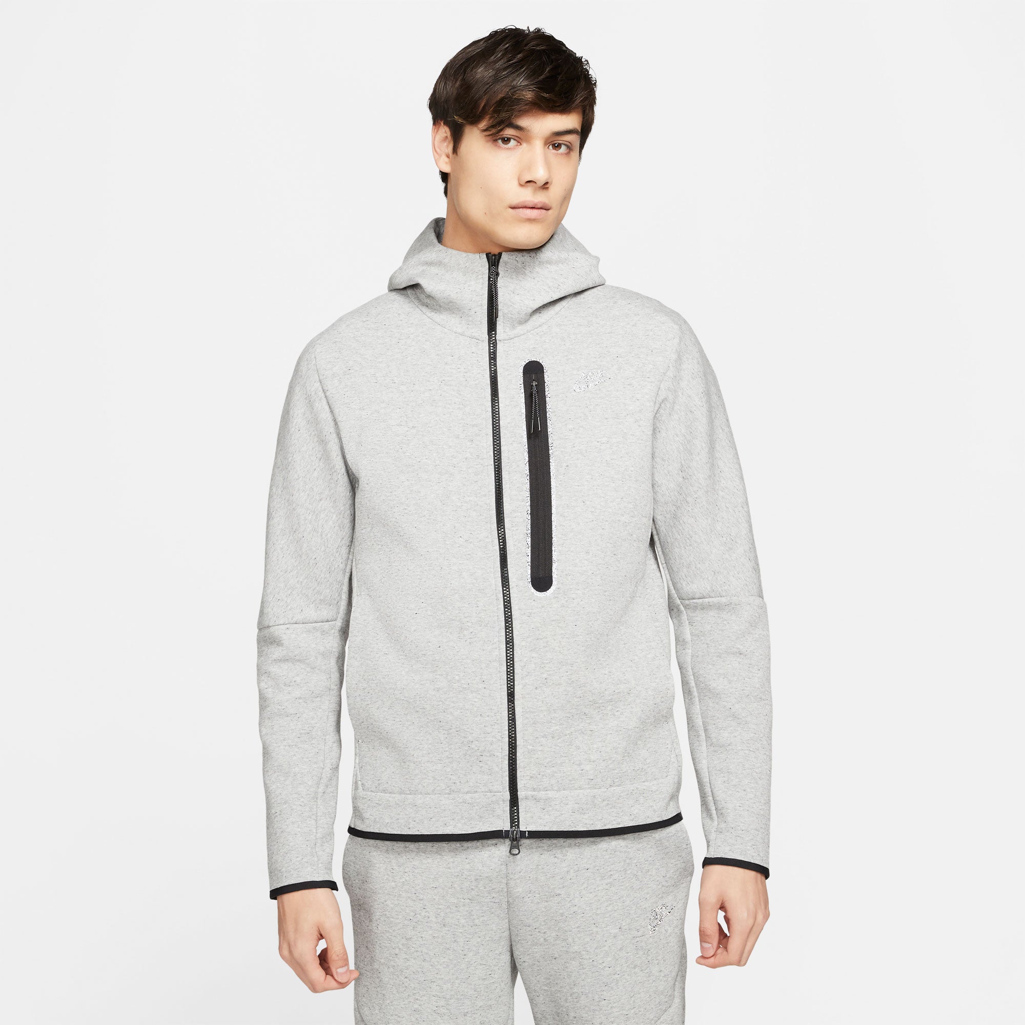 Nike Tech Fleece HD Revival Men's Full-Zip Hoodie Black (1)