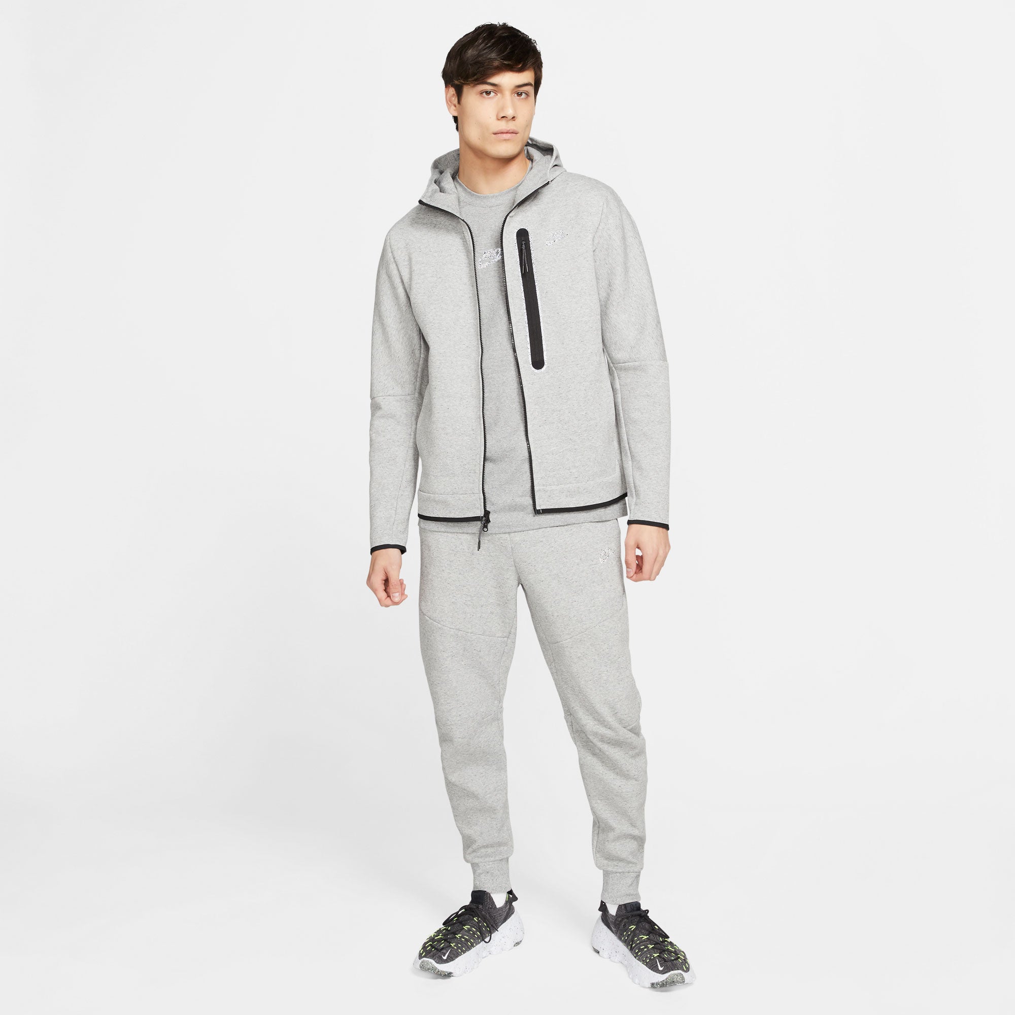 Nike Tech Fleece HD Revival Men's Full-Zip Hoodie Black (3)