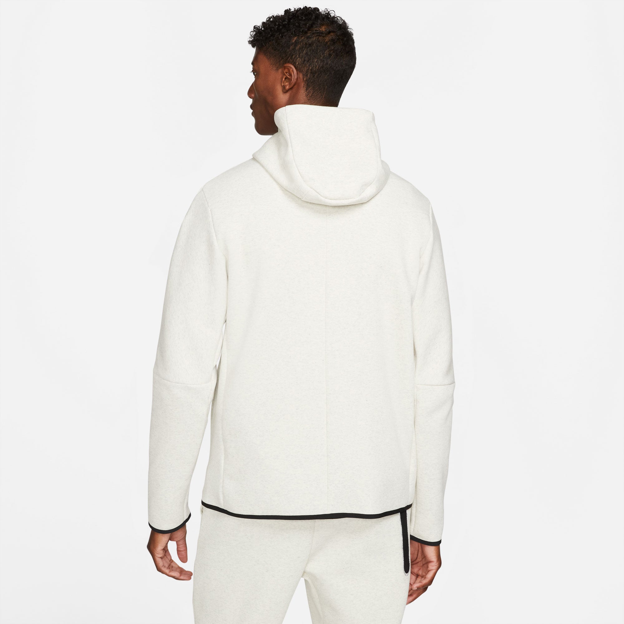 Nike Tech Fleece HD Revival Men's Full-Zip Hoodie White (2)