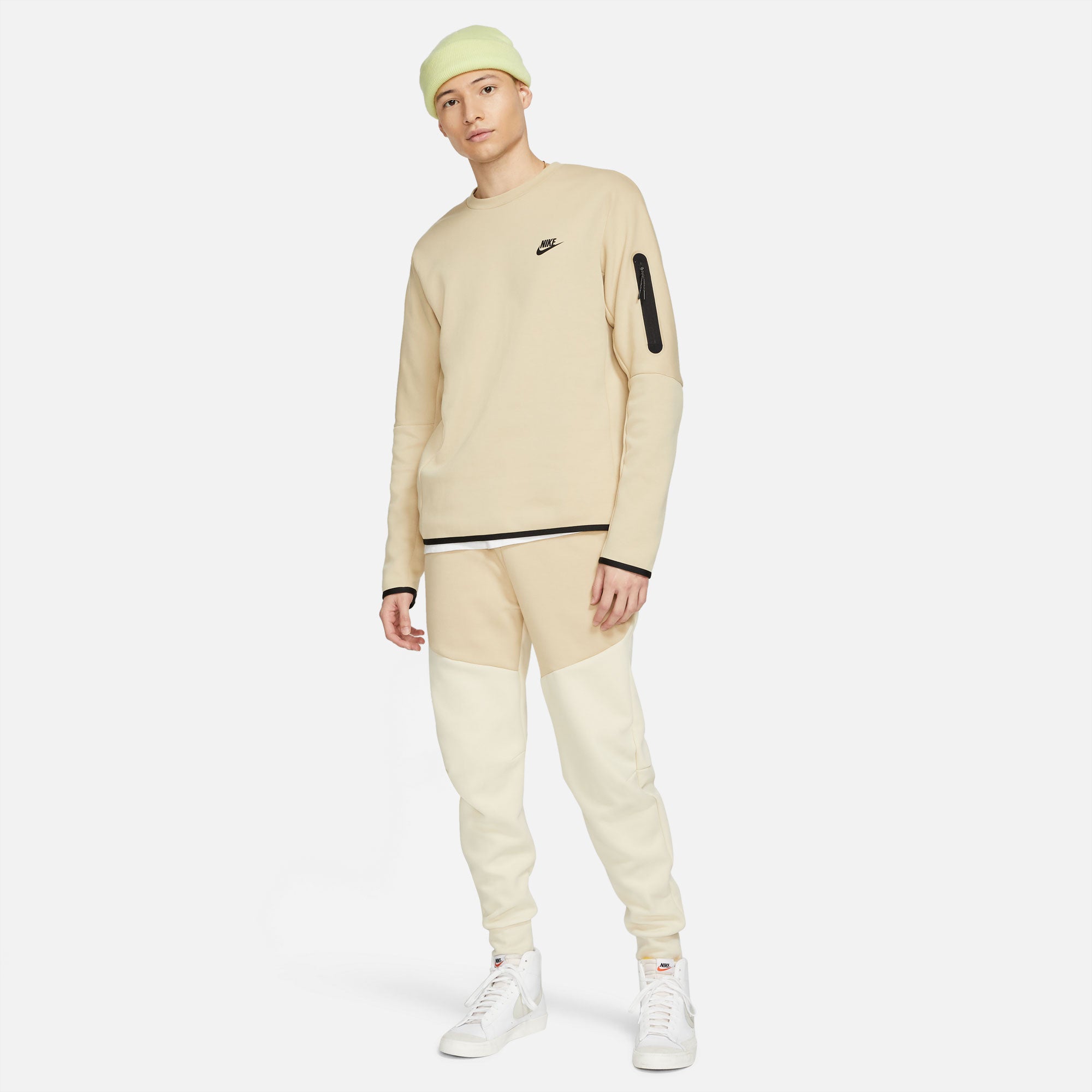 Nike Tech Fleece Men's Crew Sweater Brown (3)