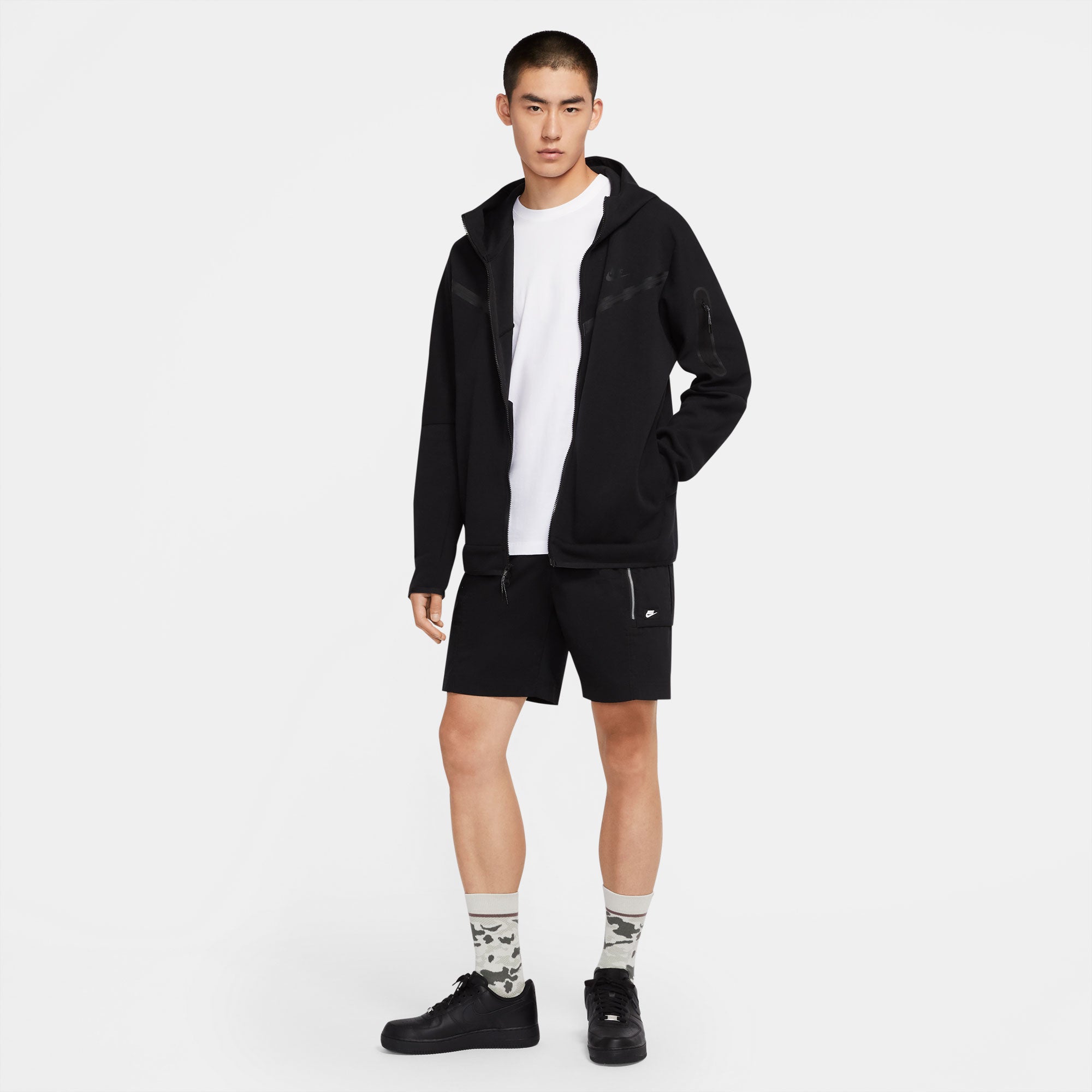 Nike Tech Fleece Men's Full-Zip Hoodie Black (3)