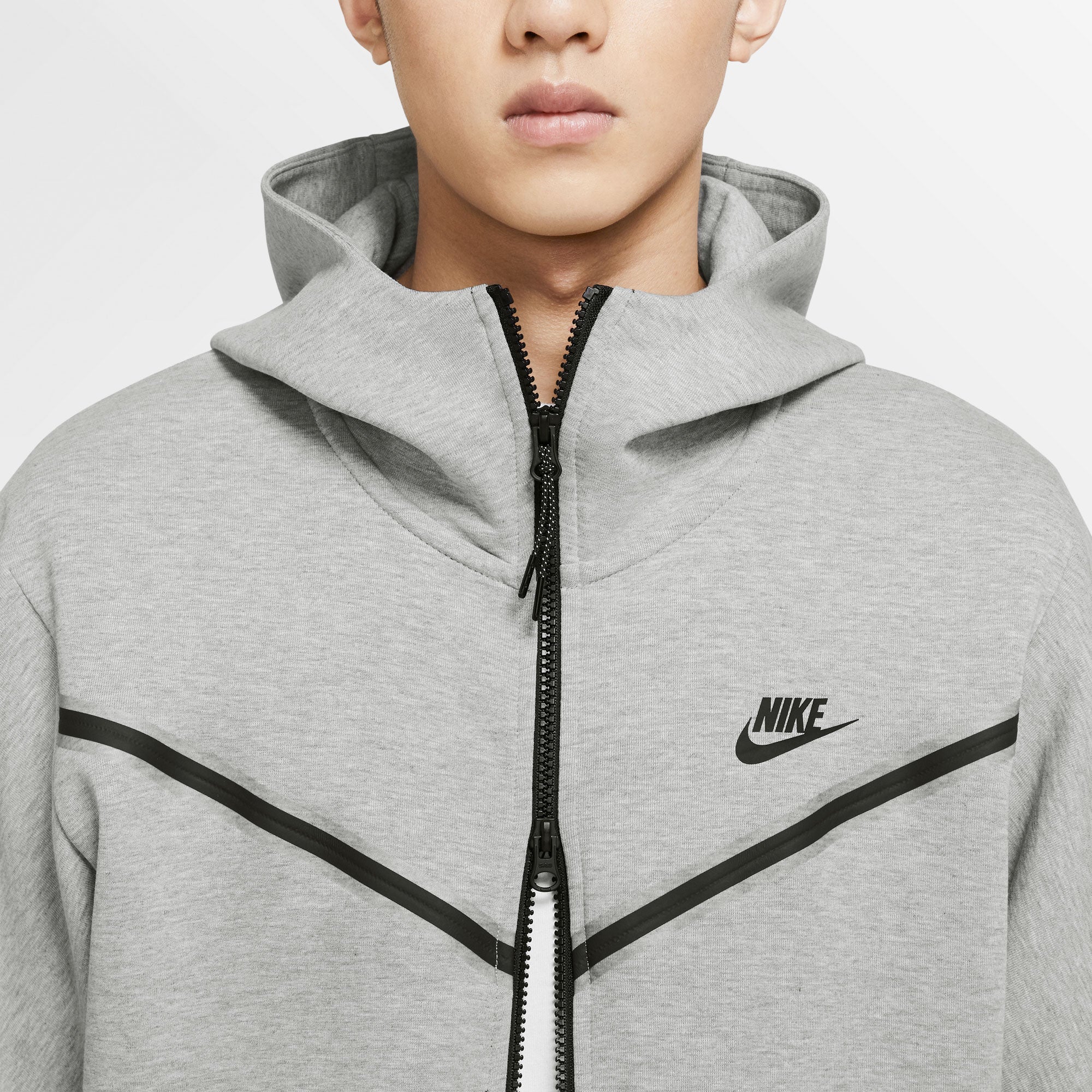 Nike Tech Fleece Men's Full-Zip Hoodie Grey (5)