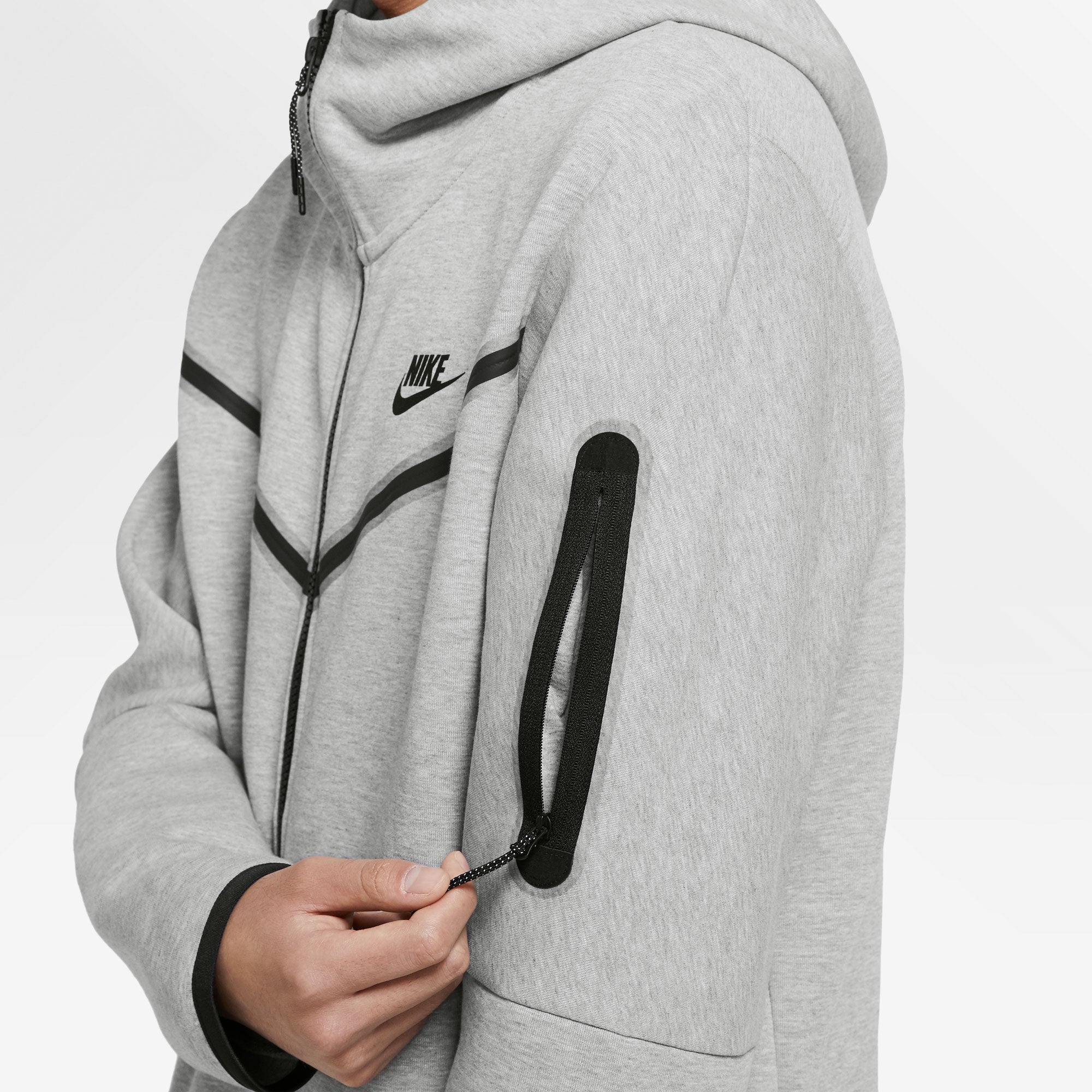 Nike Tech Fleece Men's Full-Zip Hoodie Grey (6)