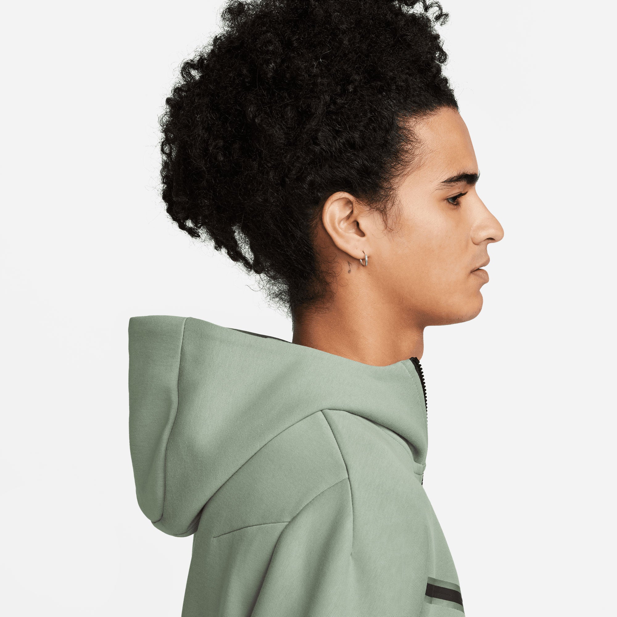 Nike Tech Fleece Men's Full-Zip Hoodie Green (7)