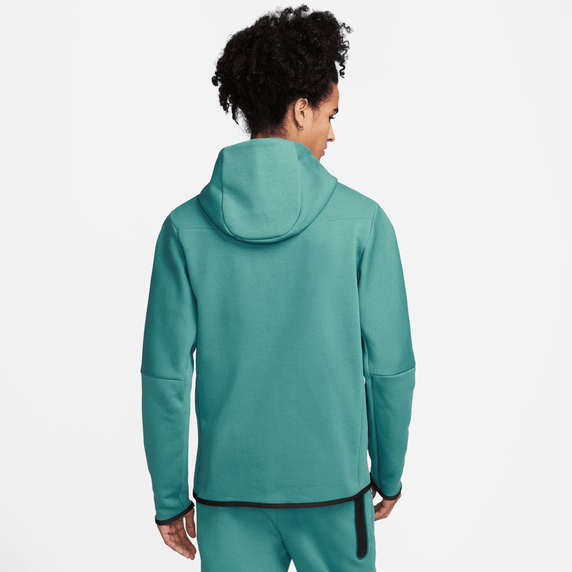 Nike Tech Fleece Men's Full-Zip Hoodie Green (2)