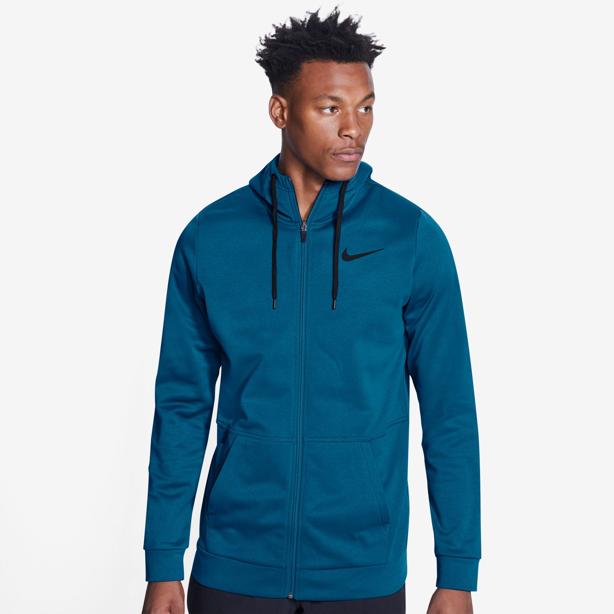 Nike Therma Men's Fleece Hoodie Green (1)