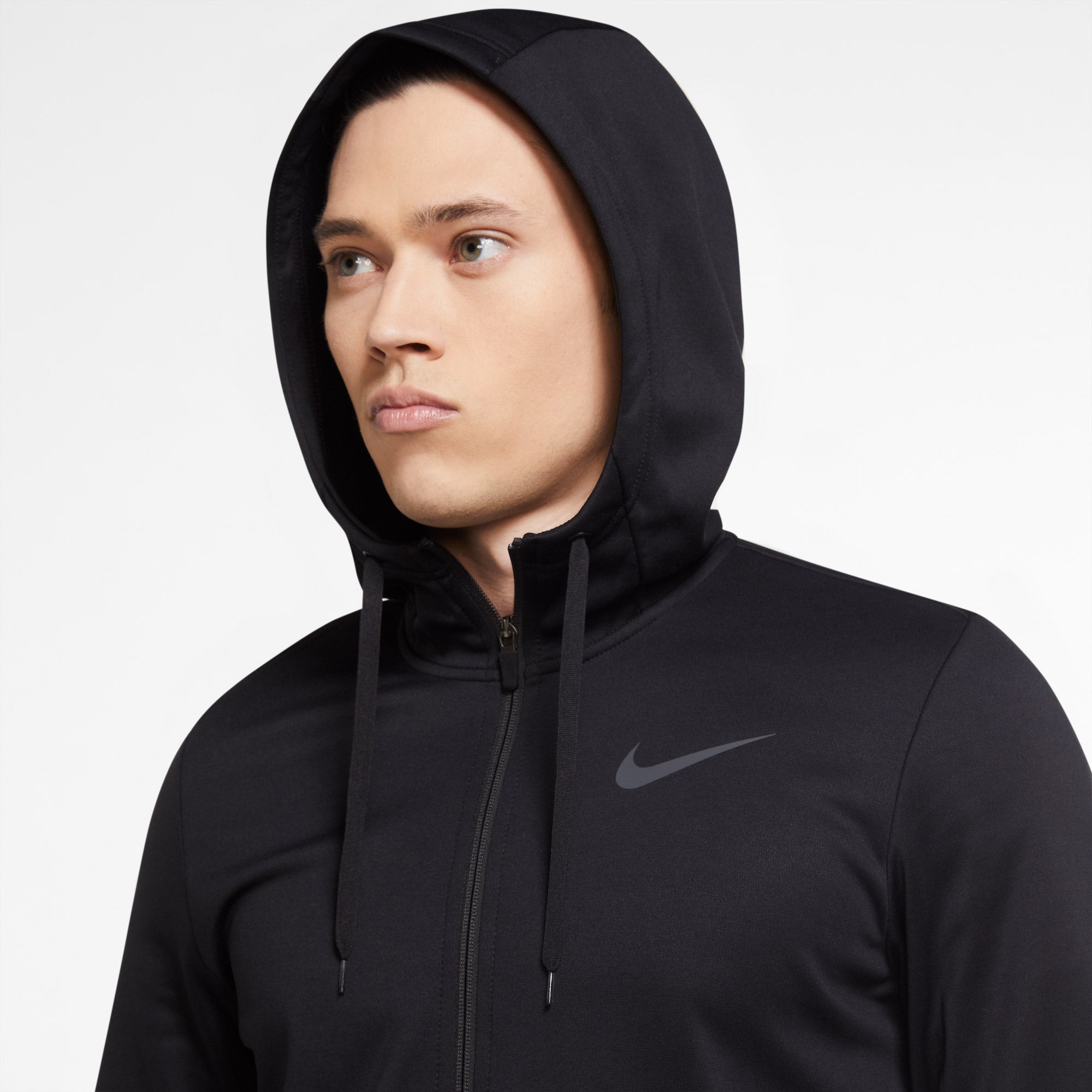 Nike Therma Men's Full-Zip Training Hoodie Black (4)