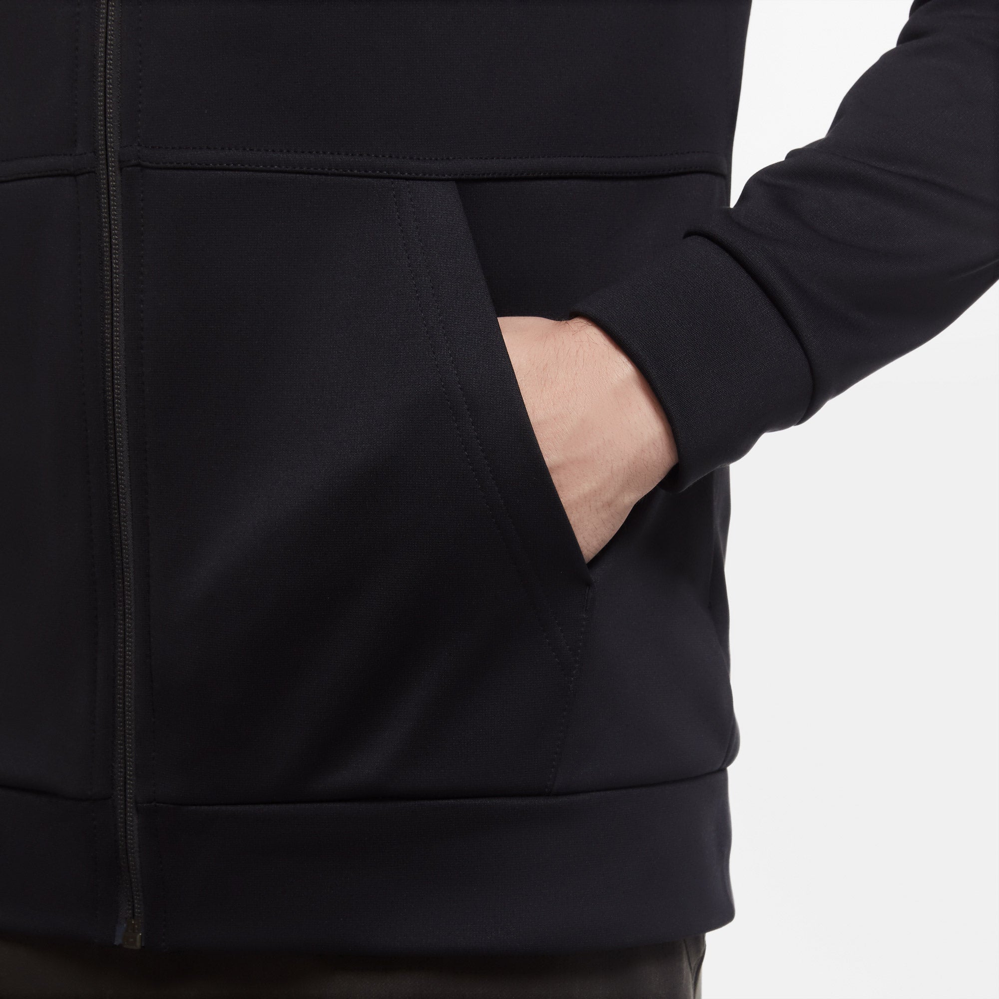 Nike Therma Men's Full-Zip Training Hoodie Black (5)
