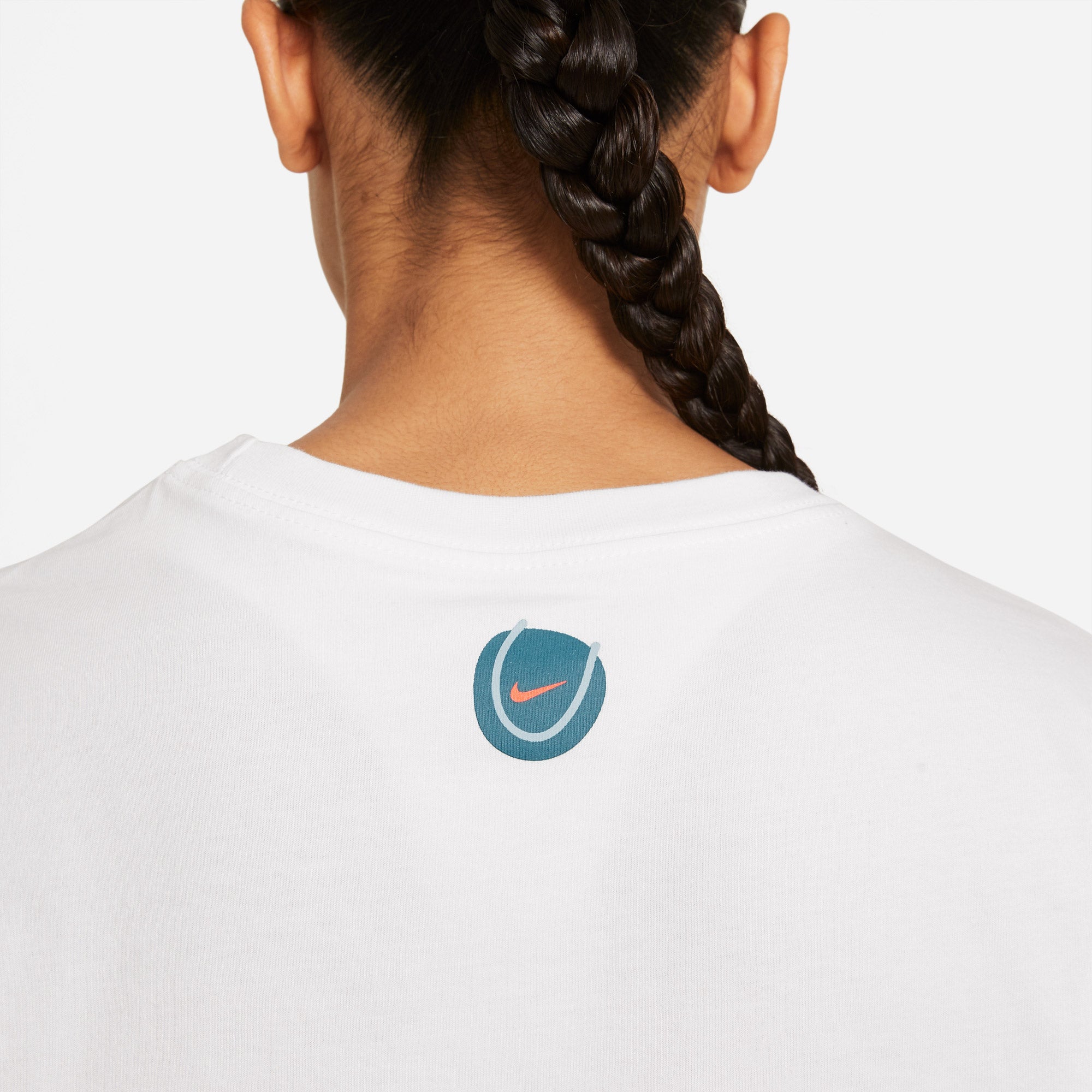 Nike Women's Graphic Tennis T-Shirt White (5)