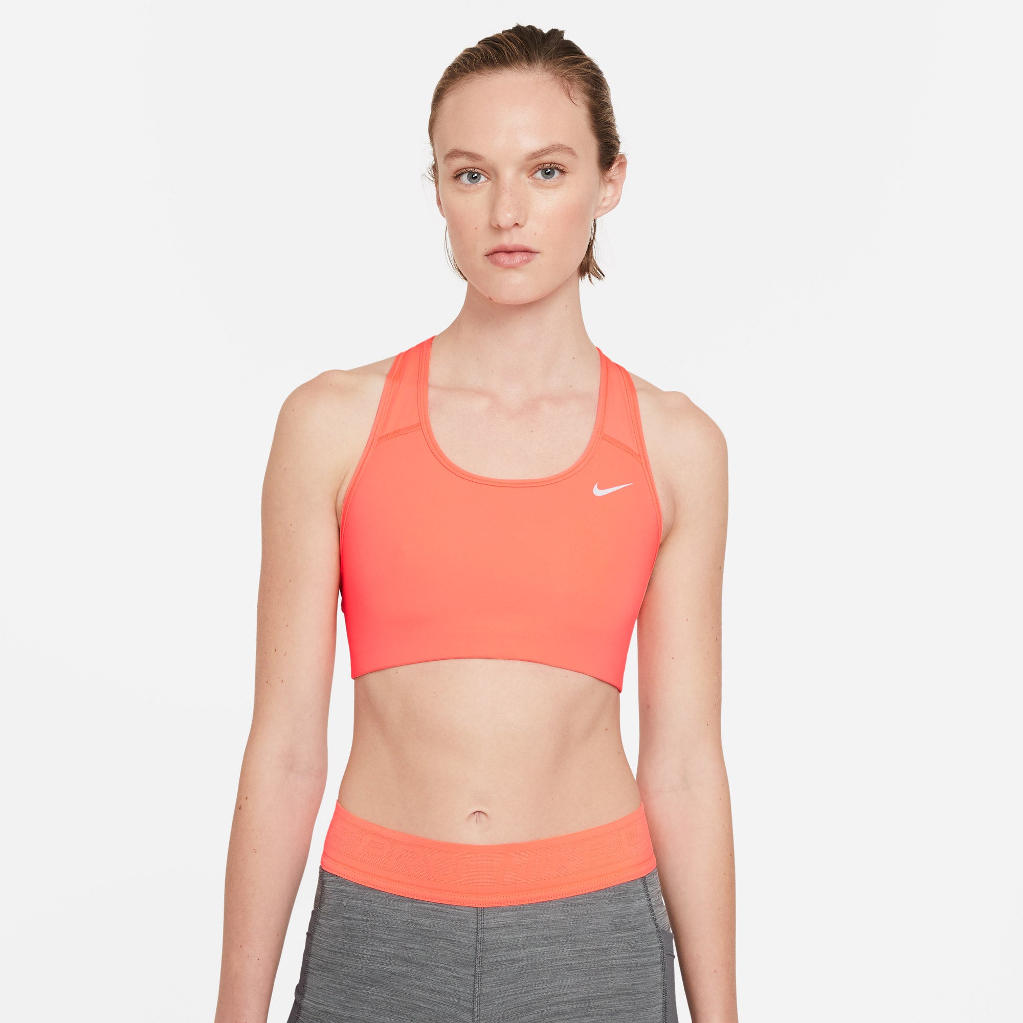 Nike Women's Medium Support Sports Bra Orange (1)