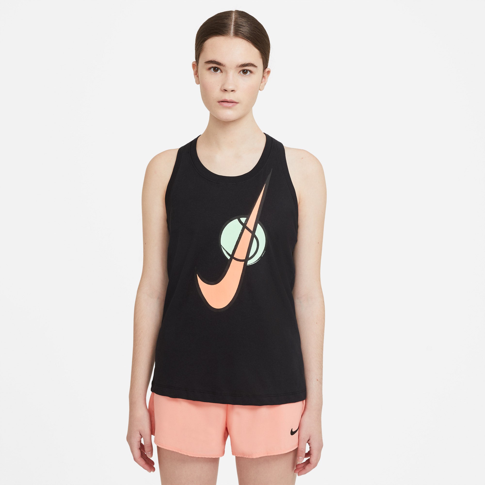 Nike Women's Swoosh Tennis Tank Black (1)