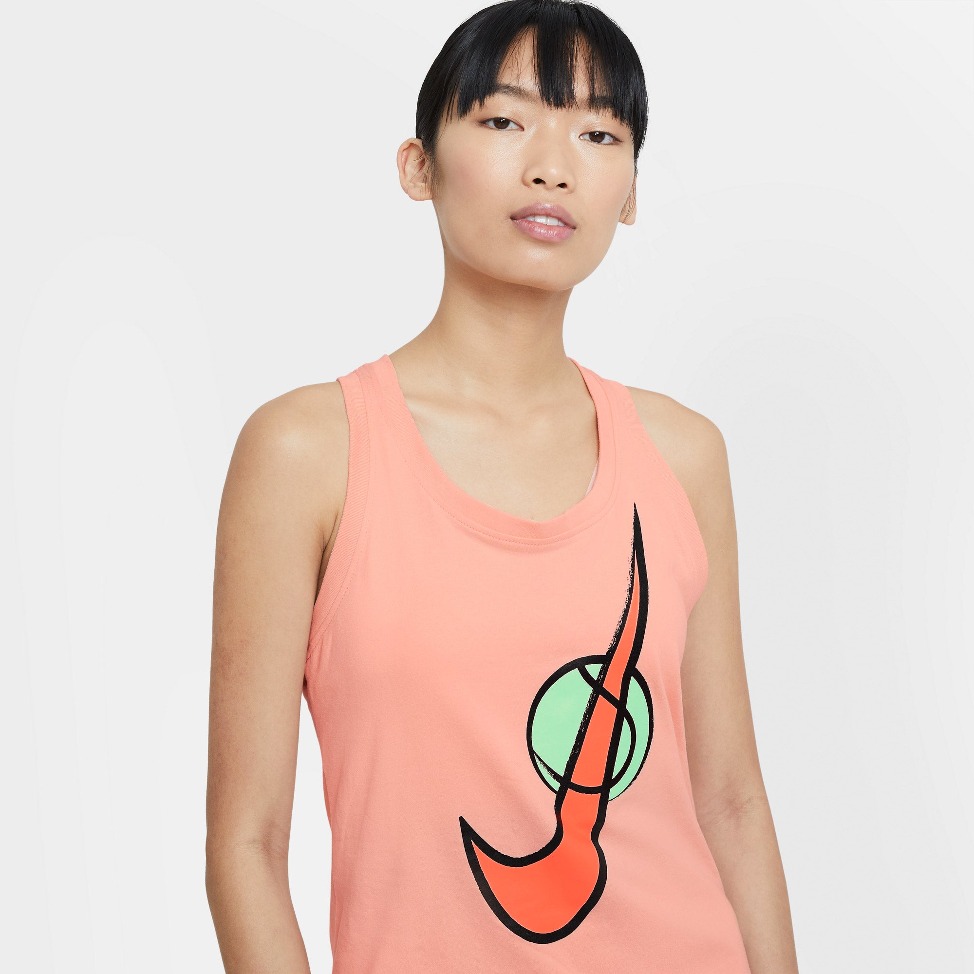 Nike Women's Swoosh Tennis Tank Orange (4)