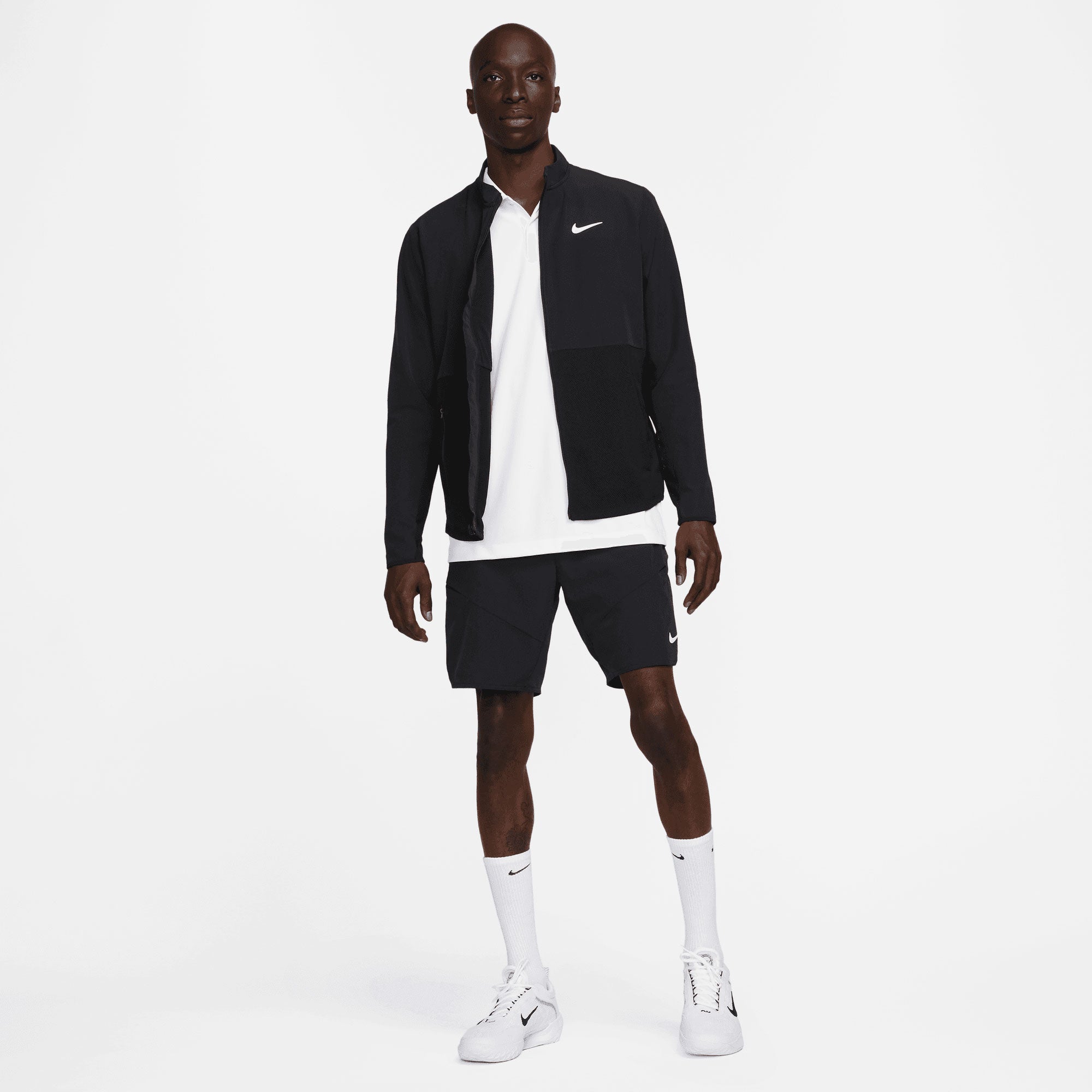 NikeCourt Advantage Men's Packable Tennis Jacket Black (6)
