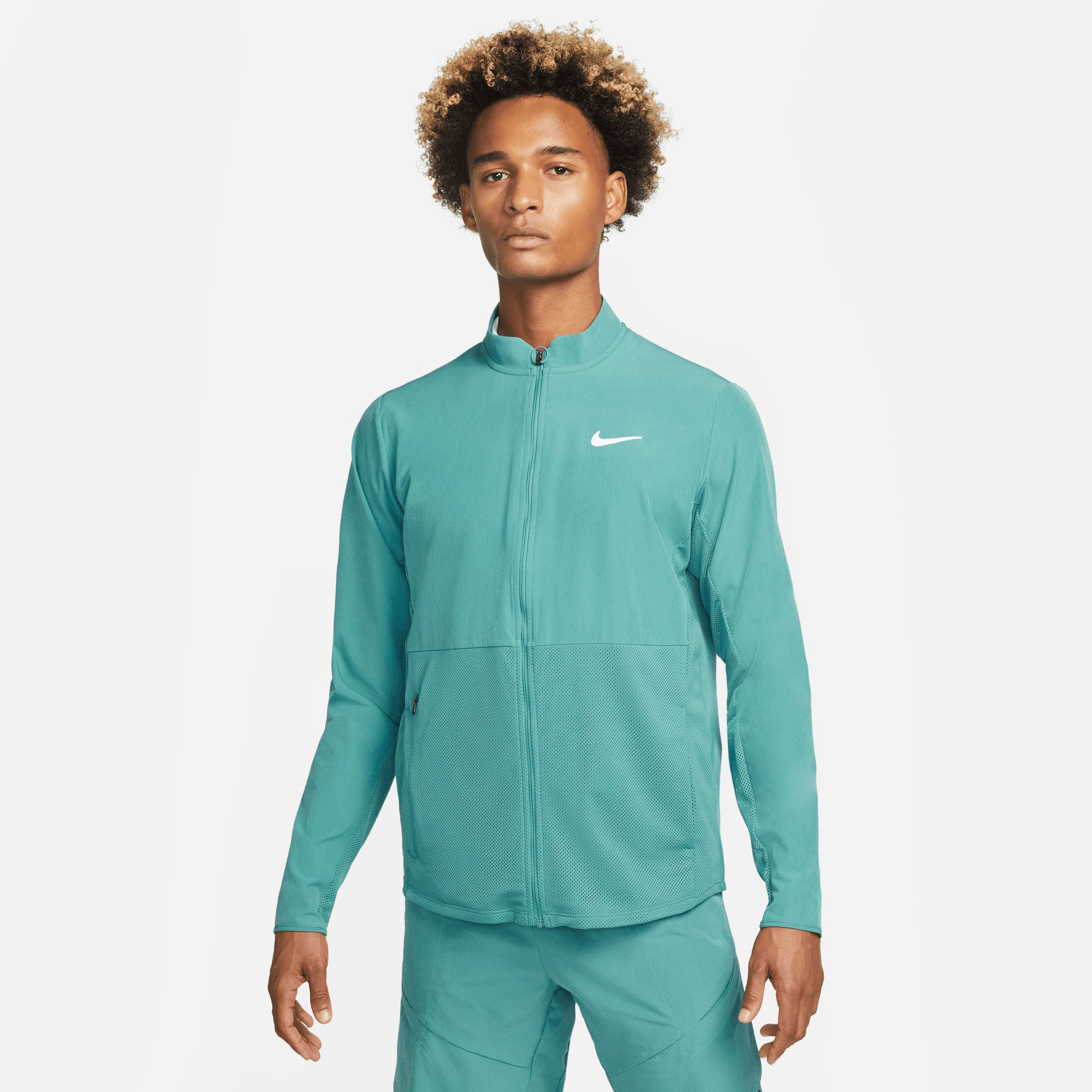 NikeCourt Advantage Men's Packable Tennis Jacket Green (1)