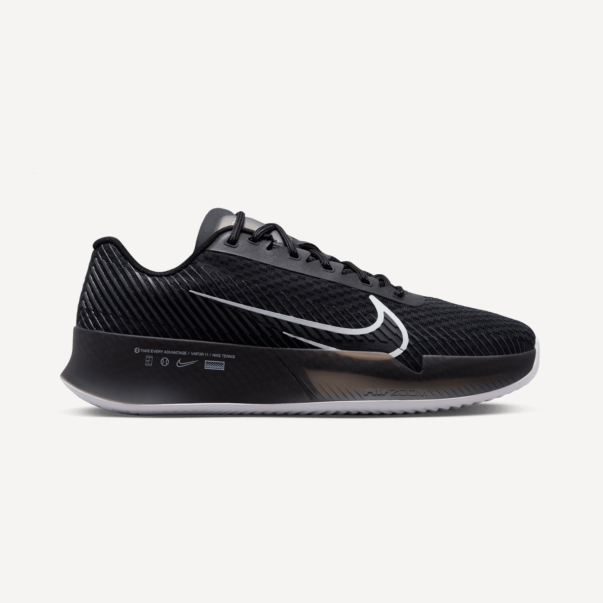 NikeCourt Air Zoom Vapor 11 Women's Clay Court Tennis Shoes Black (1)