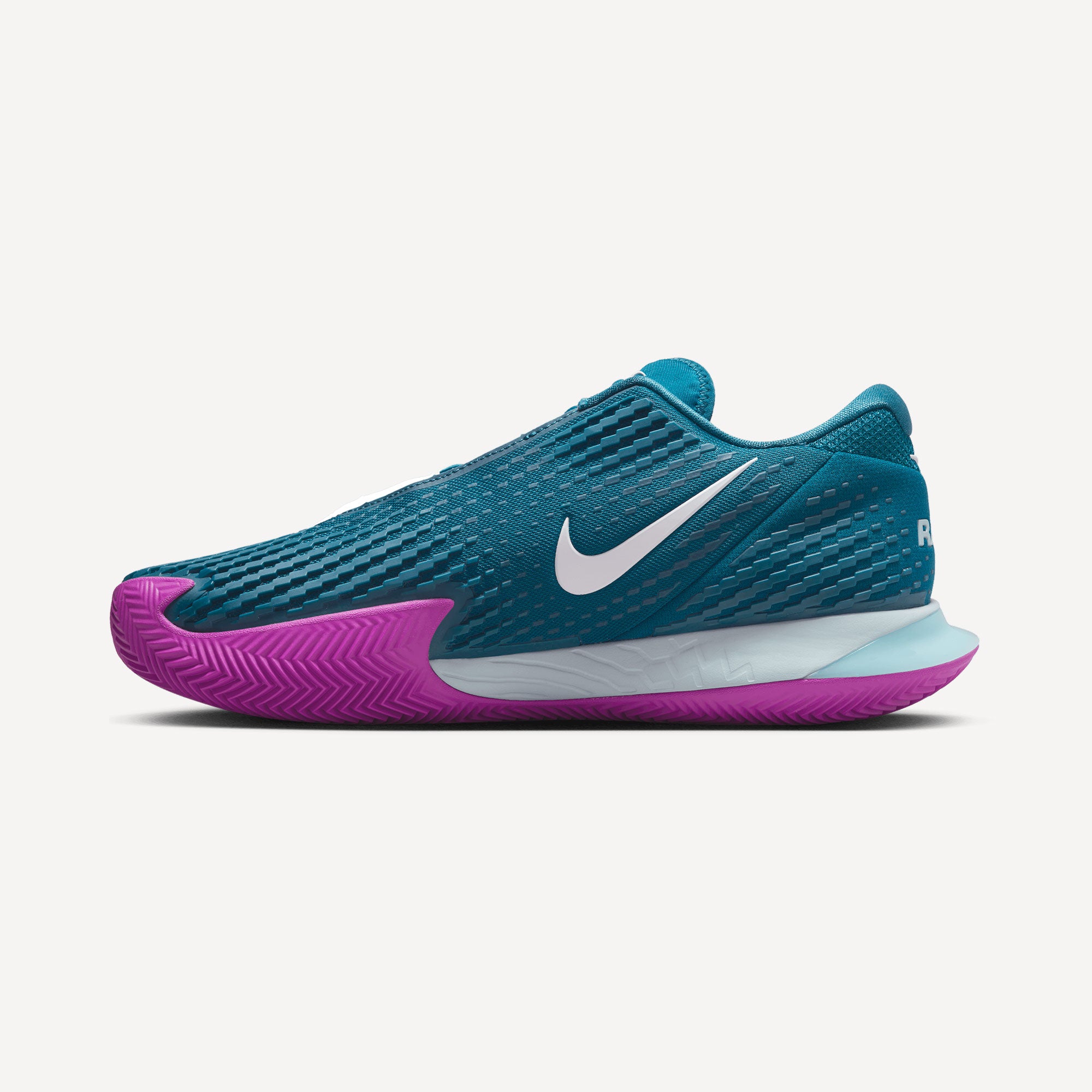 NikeCourt Air Zoom Vapor Cage Rafa Men's Clay Court Tennis Shoes Green (3)