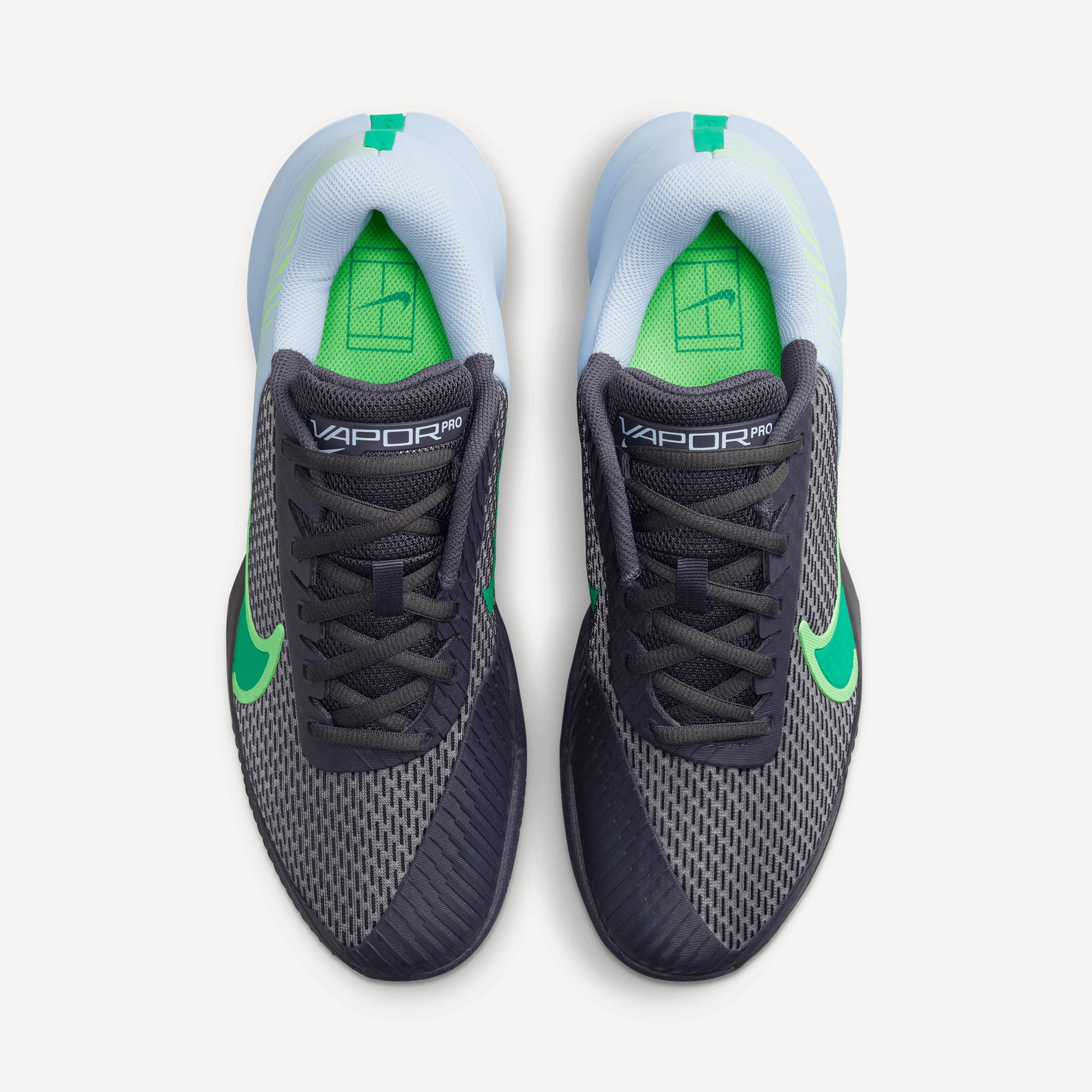 NikeCourt Air Zoom Vapor Pro 2 Men's Clay Court Tennis Shoes Grey (6)