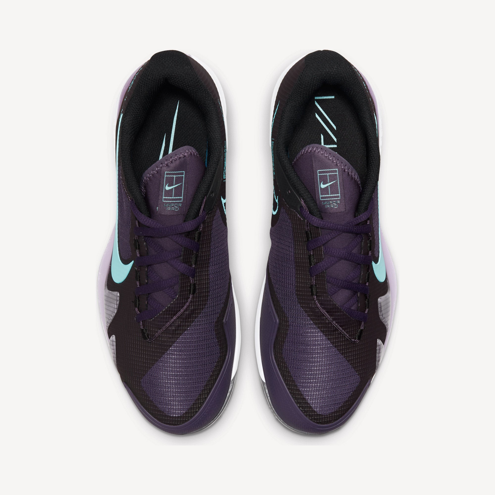 NikeCourt Air Zoom Vapor Pro Women's Clay Court Tennis Shoes Purple (5)