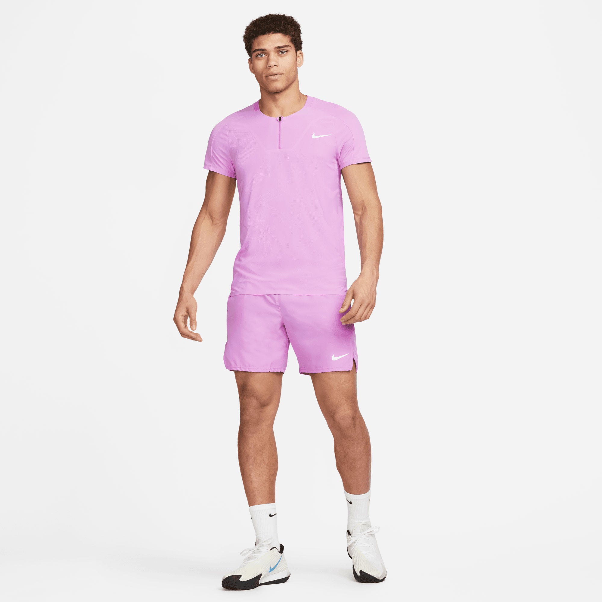 NikeCourt Dri-FIT ADV Slam Melbourne Men's Tennis Polo Purple (5)