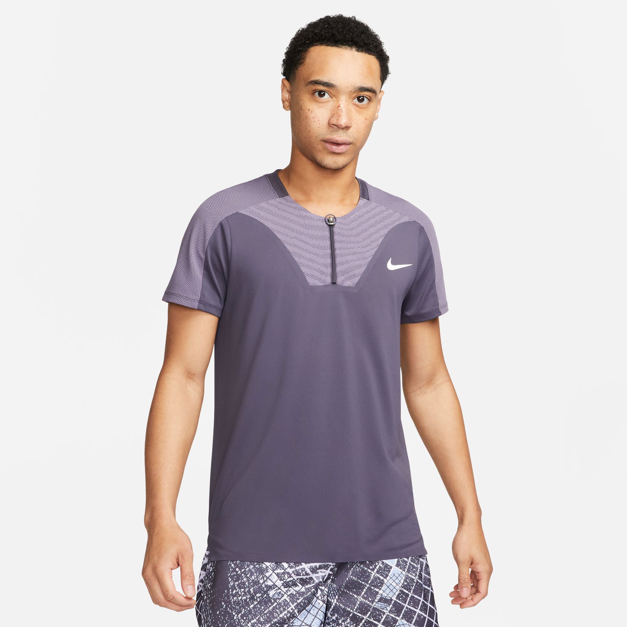 NikeCourt Dri-FIT ADV Slam Paris Men's Tennis Polo Grey (1)