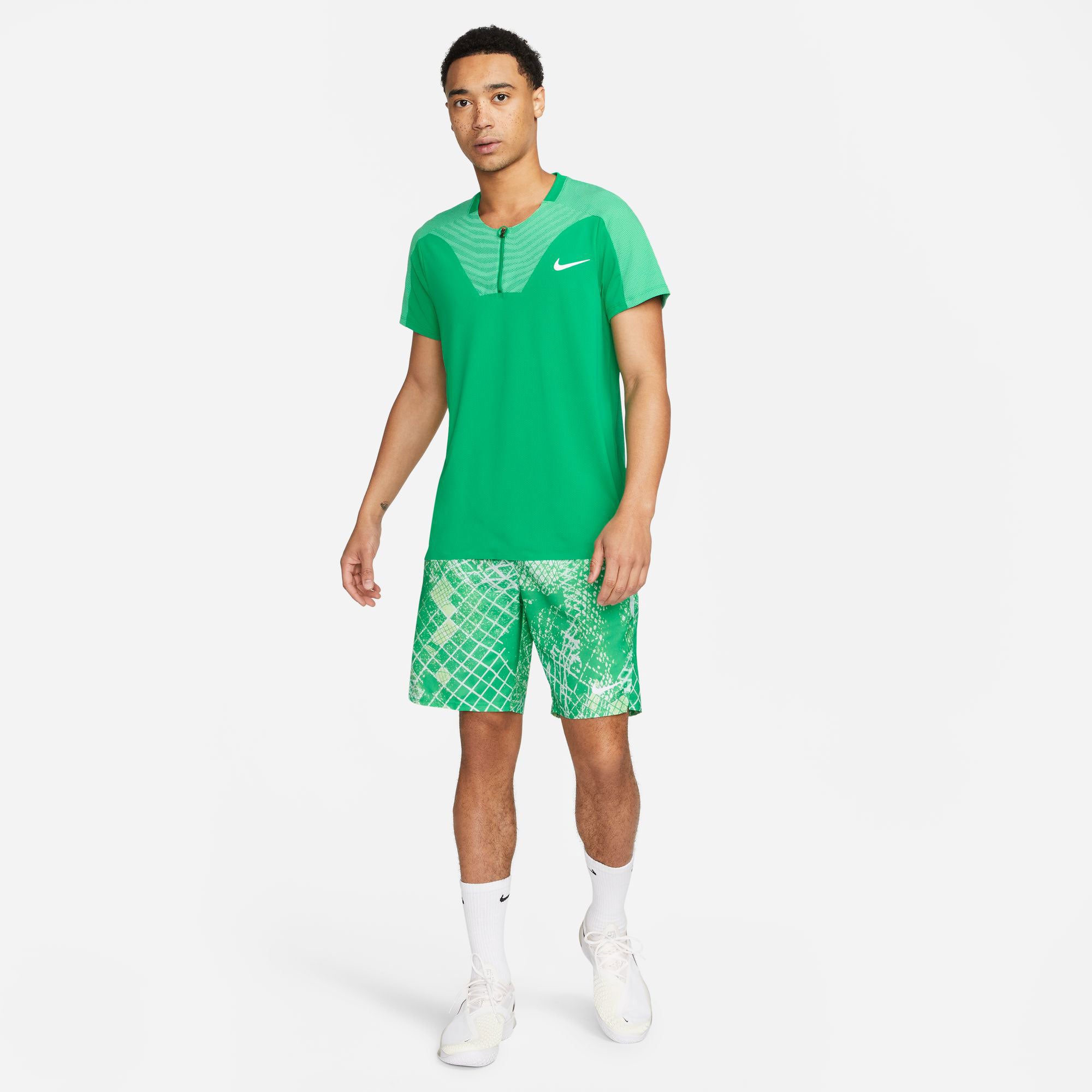 NikeCourt Dri-FIT ADV Slam Paris Men's Tennis Polo Green (5)