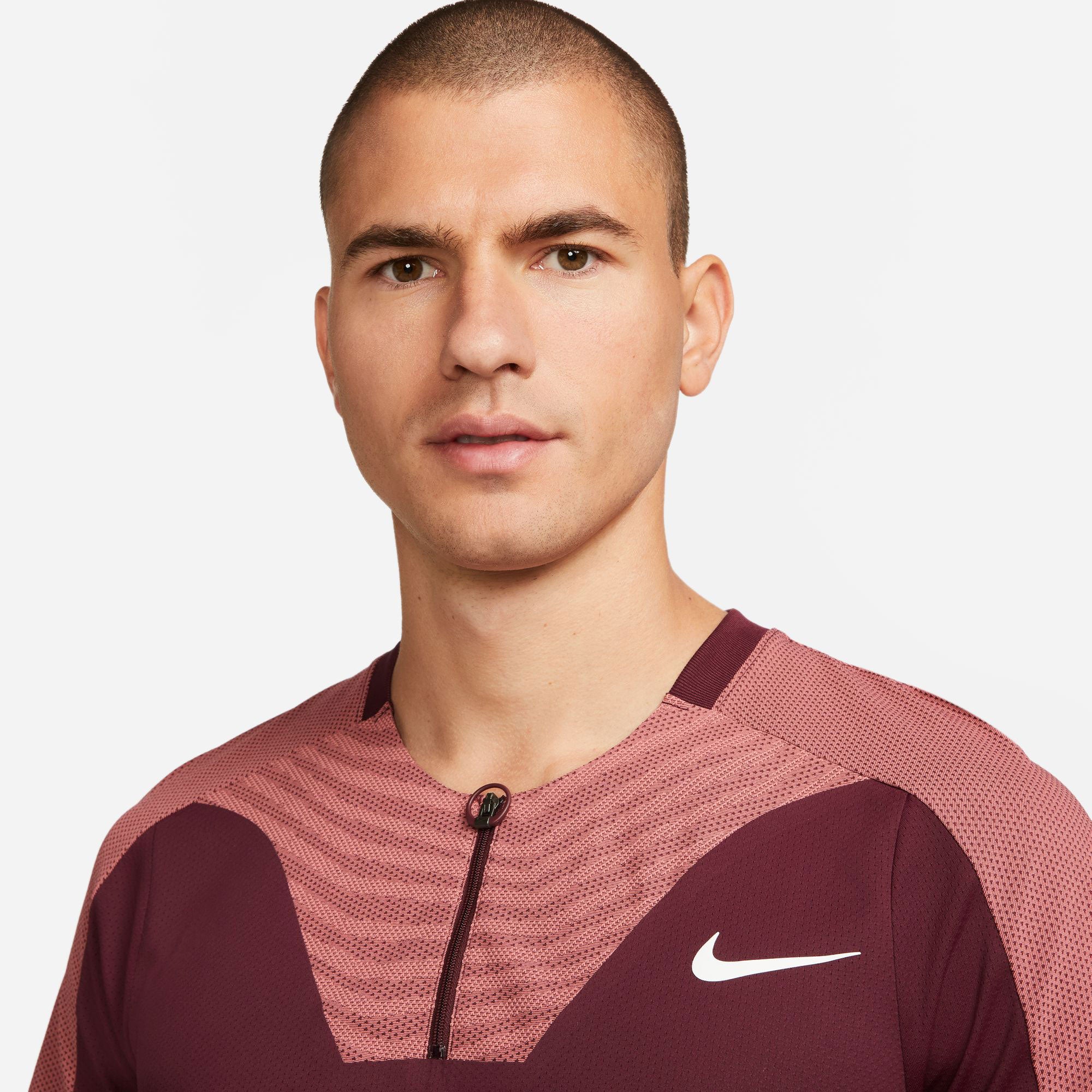 NikeCourt Dri-FIT ADV Slam Paris Men's Tennis Polo Red (3)