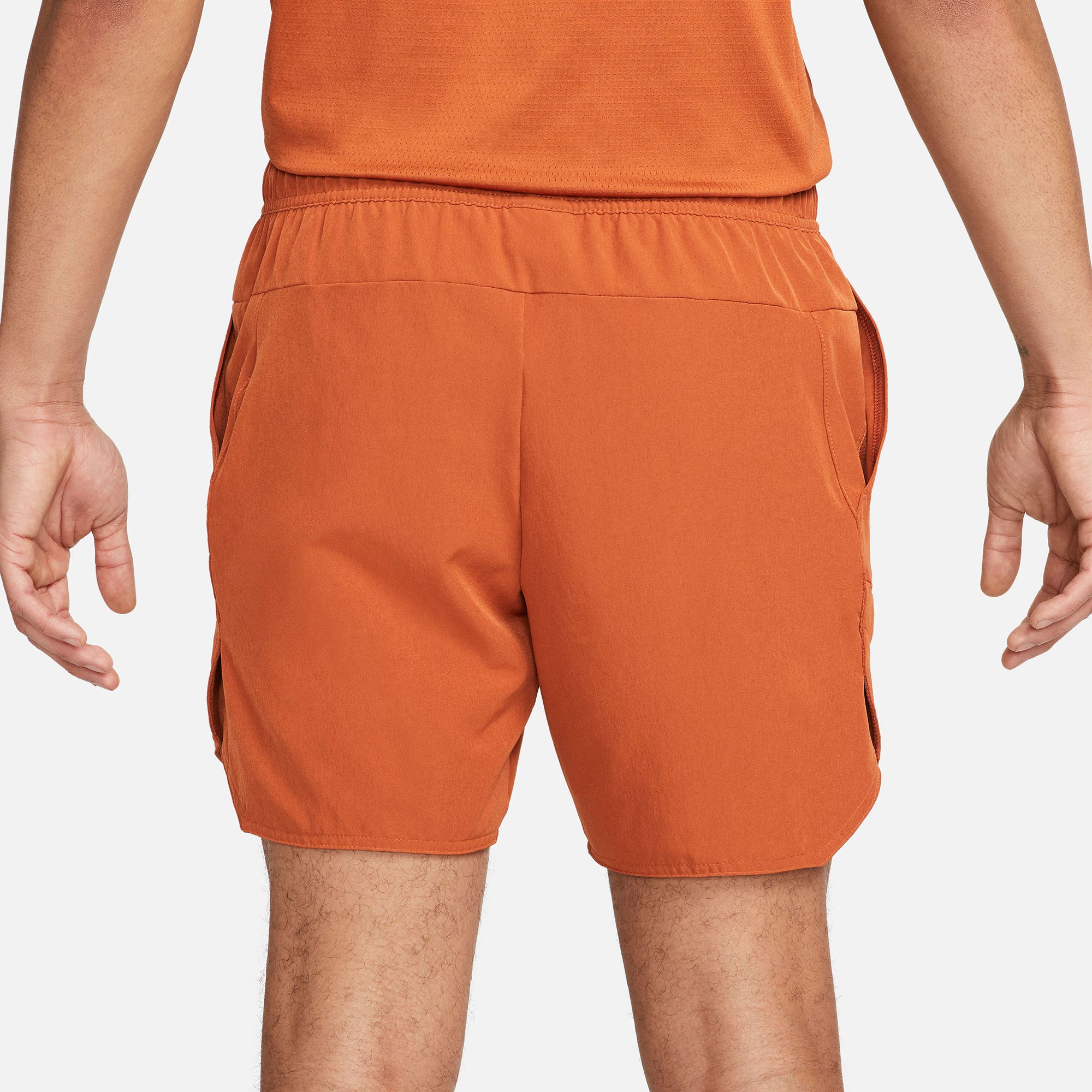 NikeCourt Dri-FIT Advantage Men's 7-Inch Tennis Shorts Brown (2)