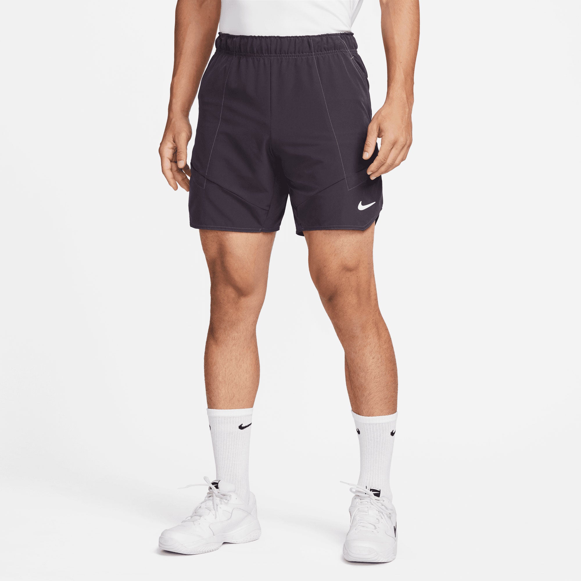 NikeCourt Dri-FIT Advantage Men's 7-Inch Tennis Shorts Purple (1)