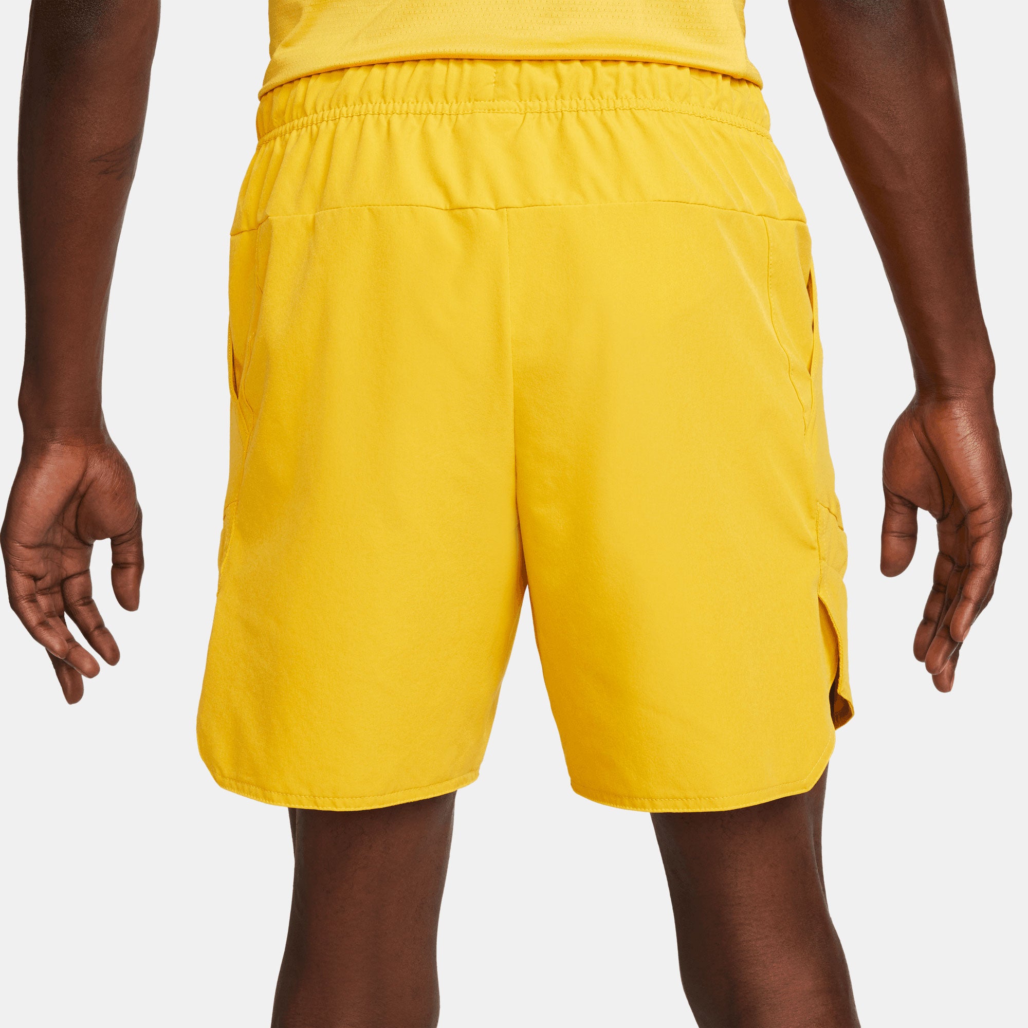 NikeCourt Dri-FIT Advantage Men's 7-Inch Tennis Shorts Yellow (2)