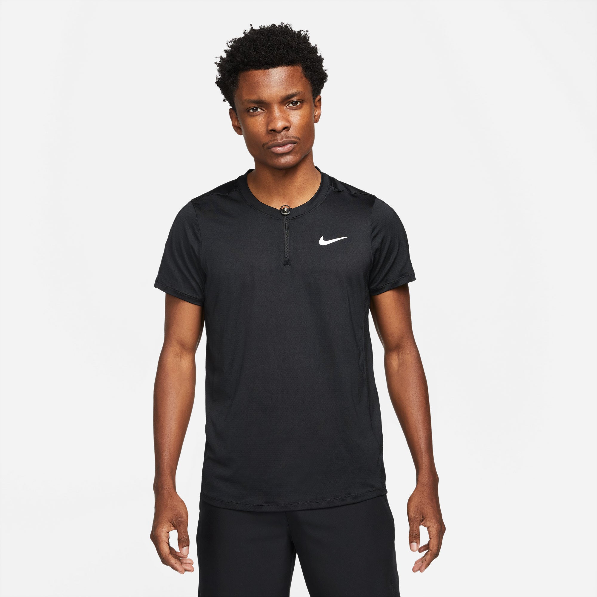 NikeCourt Dri-FIT Advantage Men's Tennis Polo Black (1)