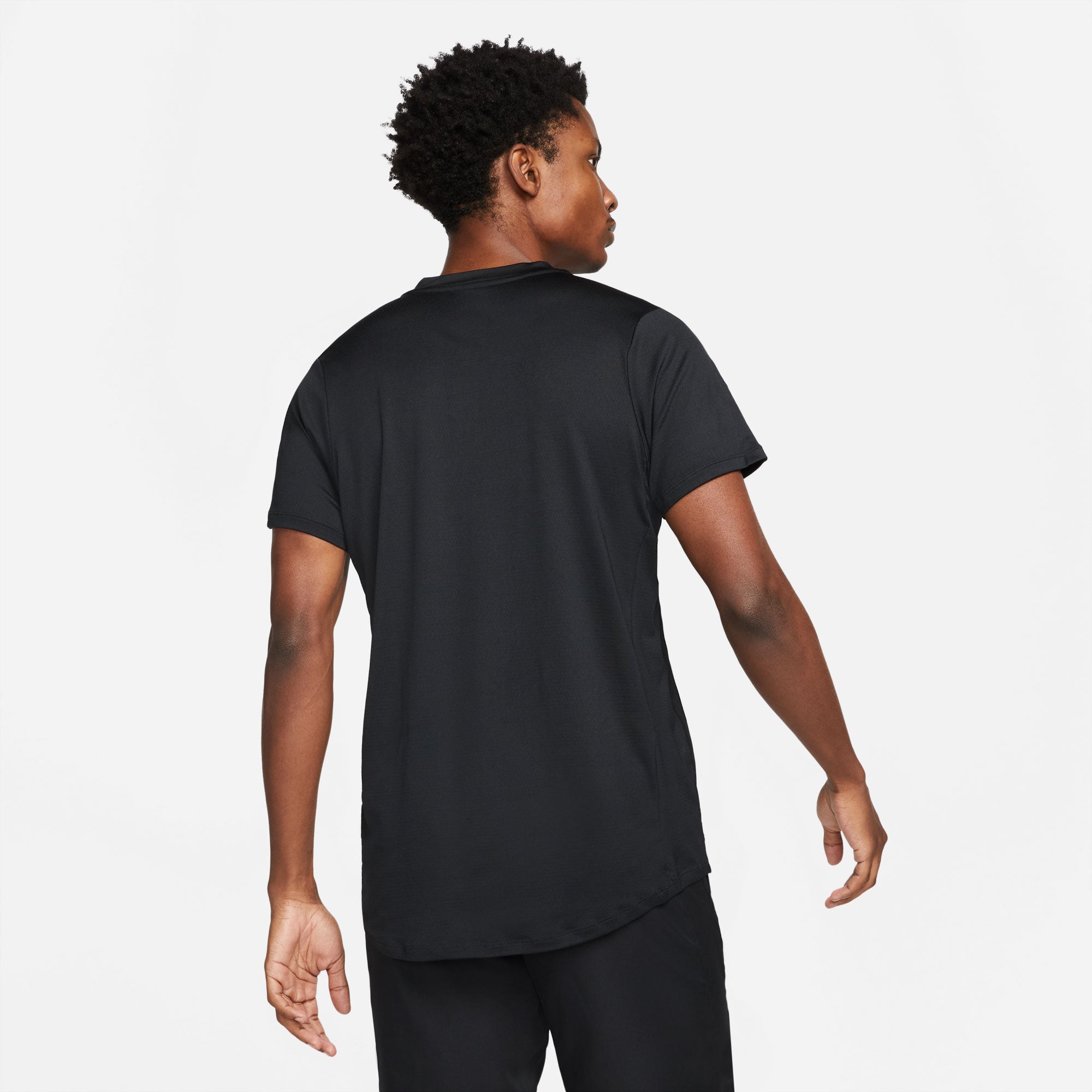 NikeCourt Dri-FIT Advantage Men's Tennis Polo Black (2)