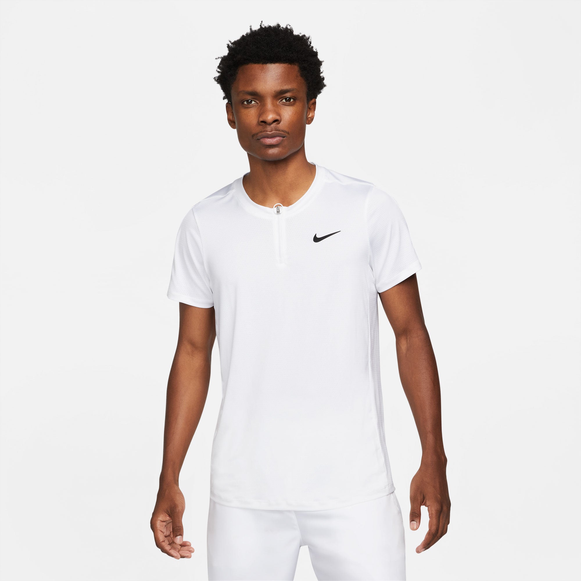 NikeCourt Dri-FIT Advantage Men's Tennis Polo White (1)