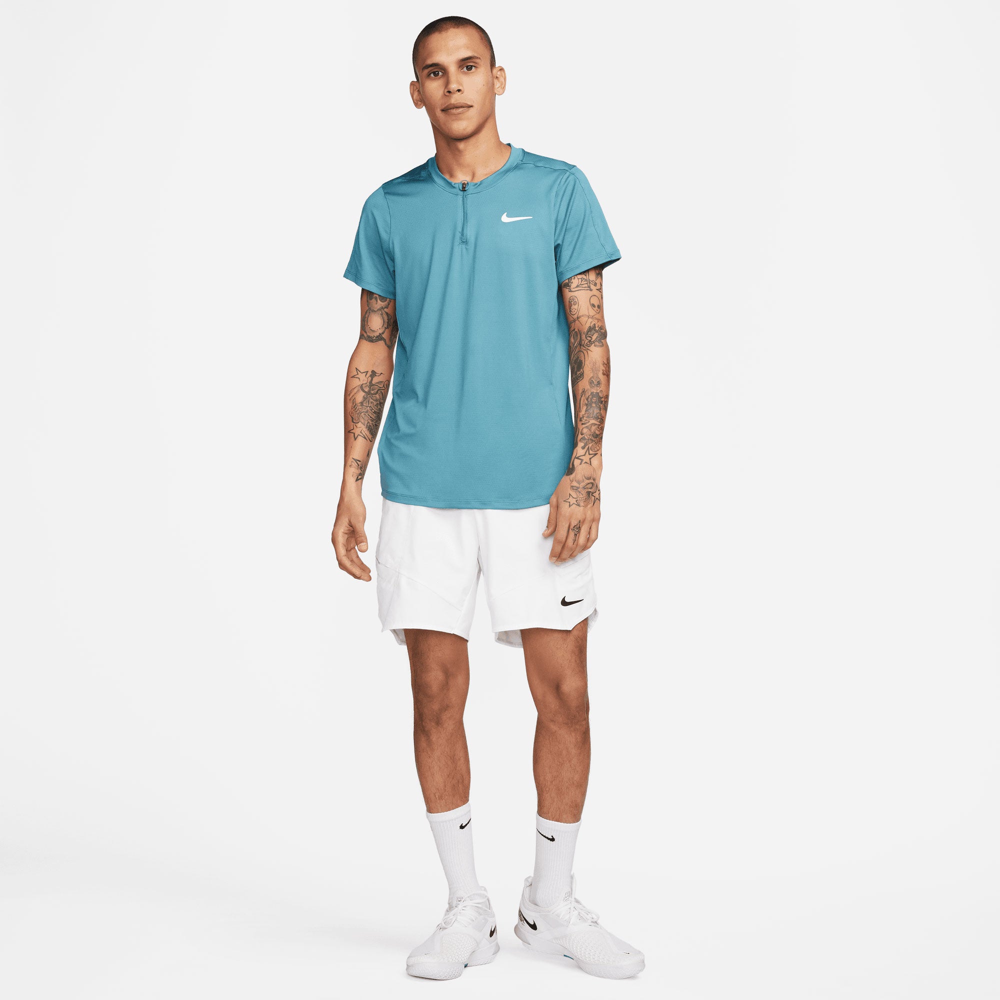 NikeCourt Dri-FIT Advantage Men's Tennis Polo Green (4)