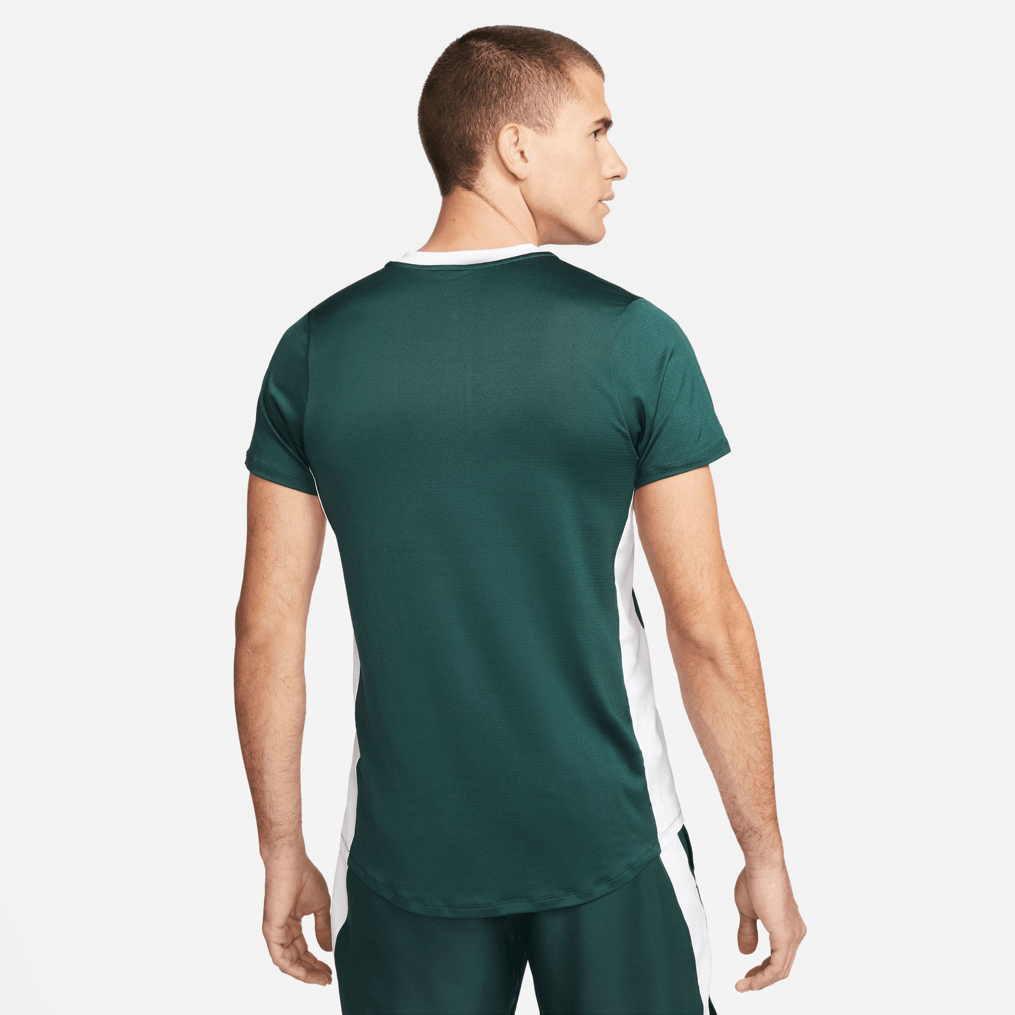 NikeCourt Dri-FIT Advantage Men's Tennis Polo Green (2)