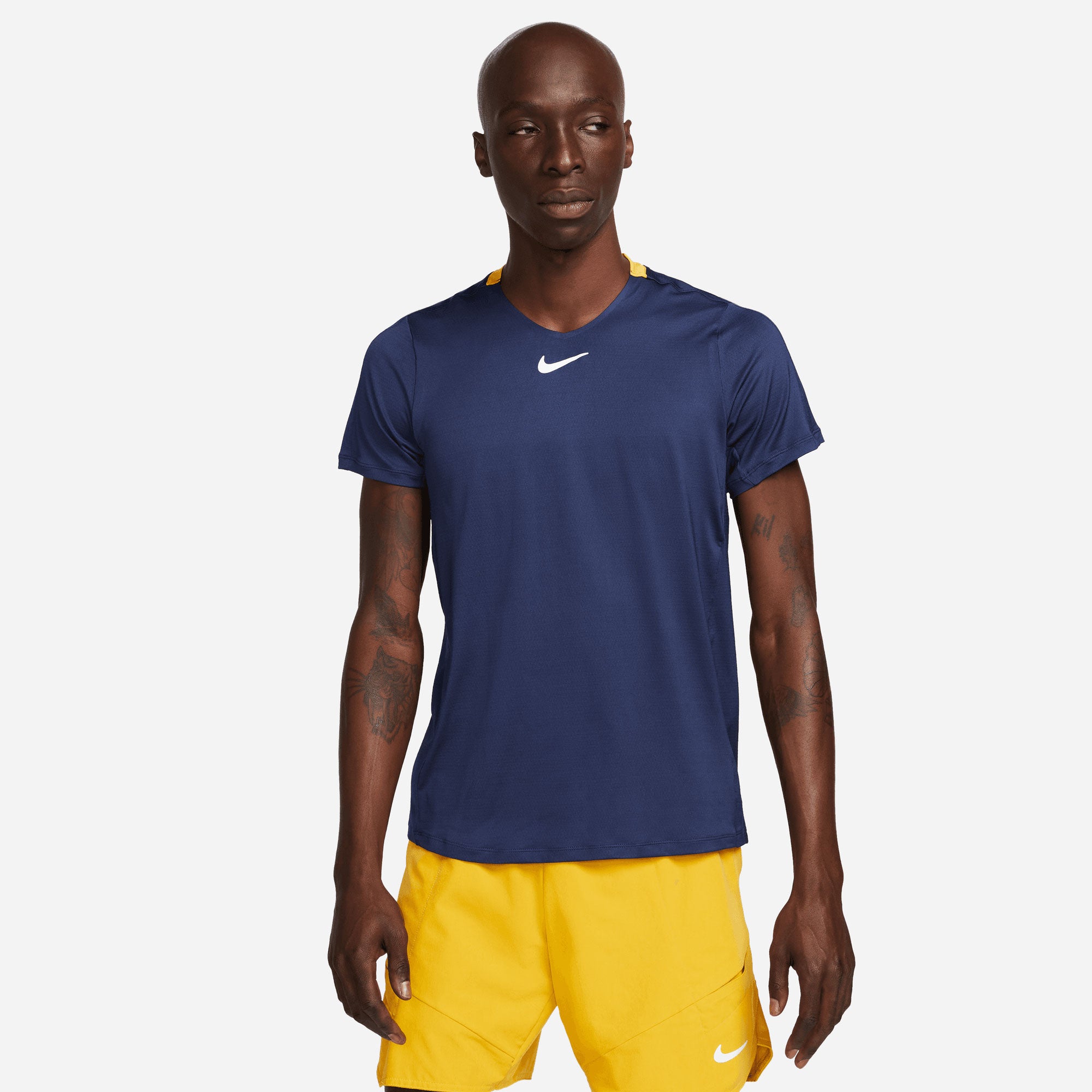 NikeCourt Dri-FIT Advantage Men's Tennis Shirt Blue (1)