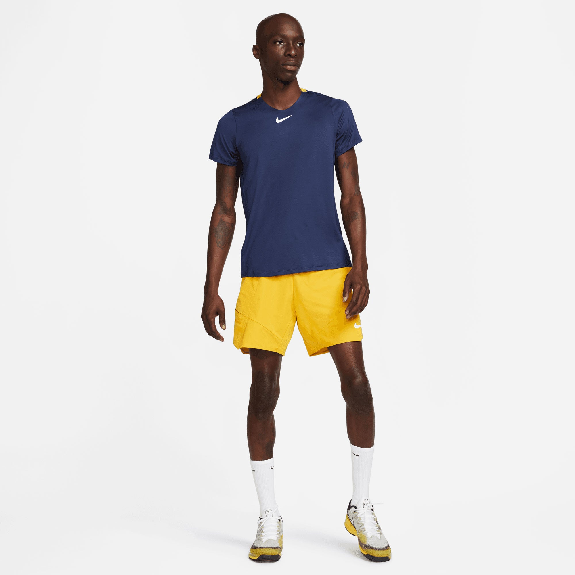 NikeCourt Dri-FIT Advantage Men's Tennis Shirt Blue (4)