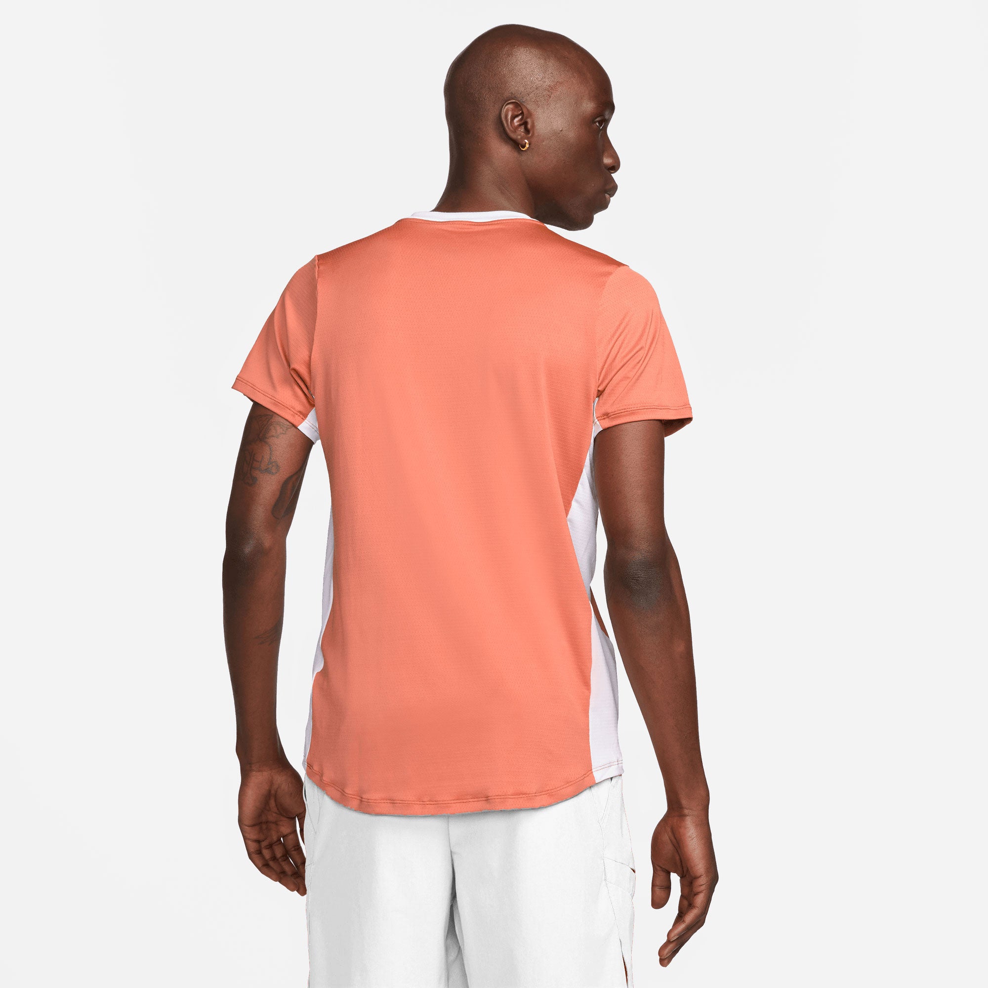 NikeCourt Dri-FIT Advantage Men's Tennis Shirt Orange (2)