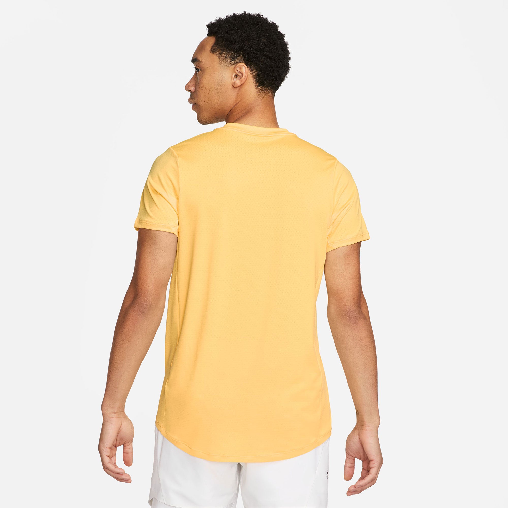 NikeCourt Dri-FIT Advantage Men's Tennis Shirt Orange (2)