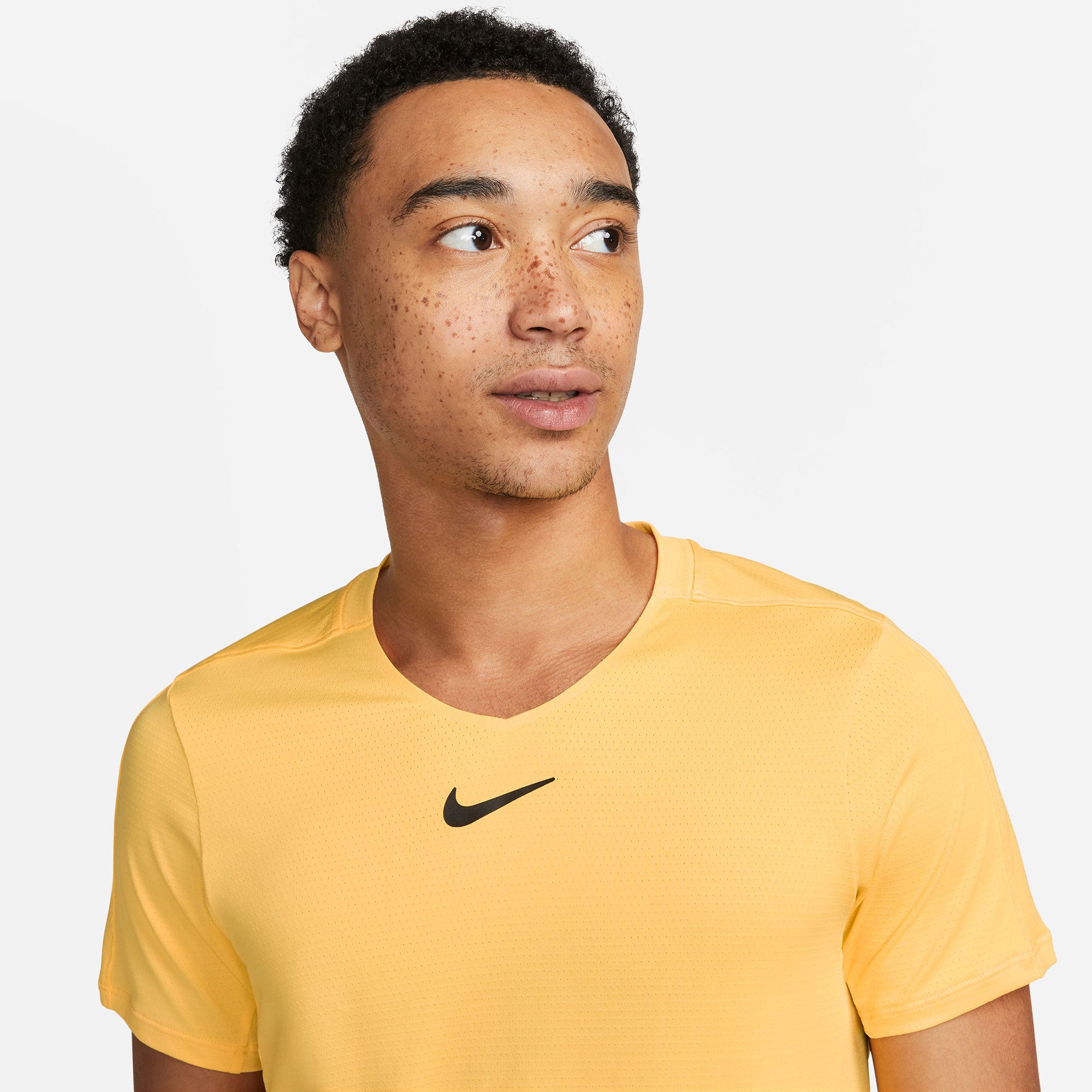 NikeCourt Dri-FIT Advantage Men's Tennis Shirt Orange (3)