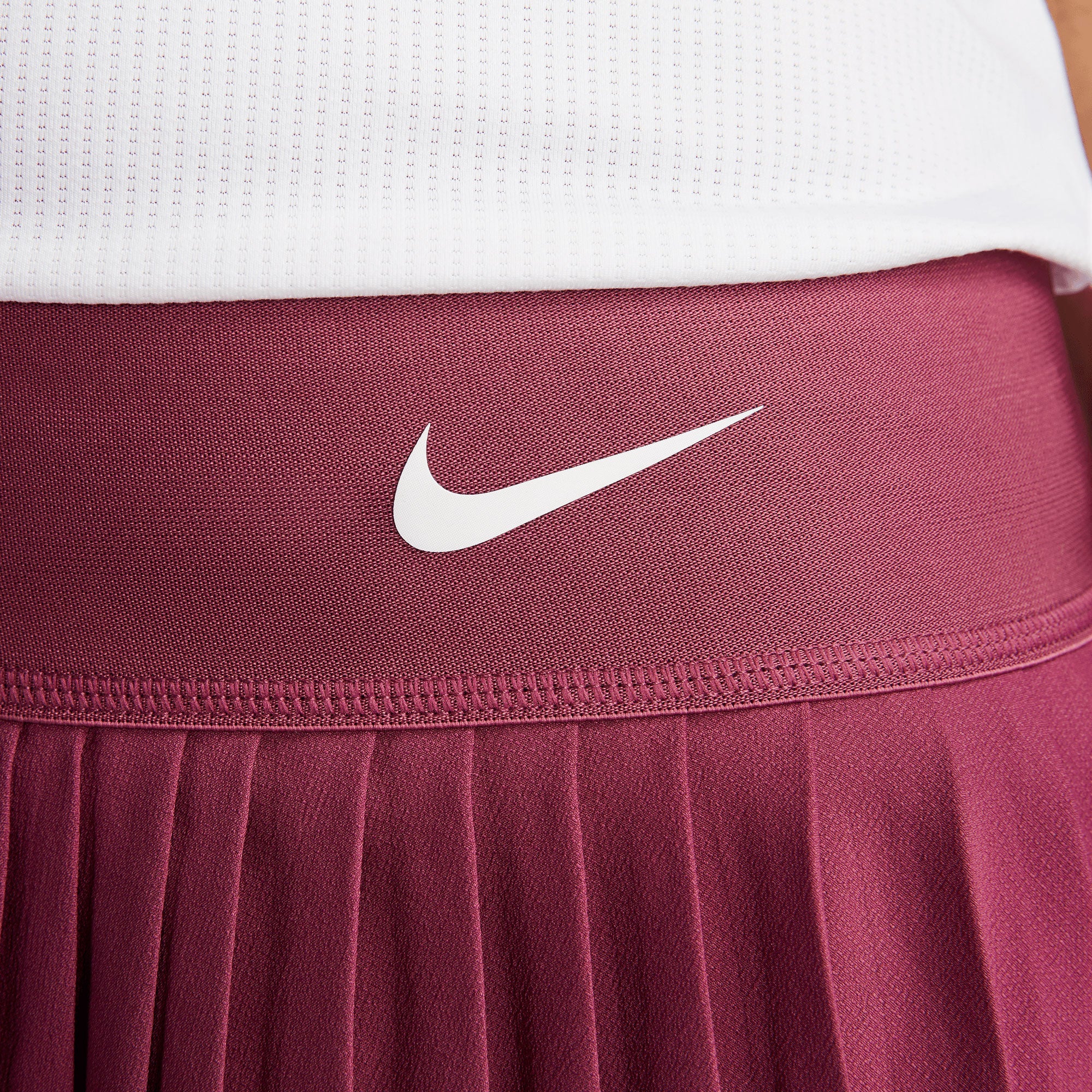 NikeCourt Dri-FIT Advantage Women's Pleated Tennis Skirt Red (5)
