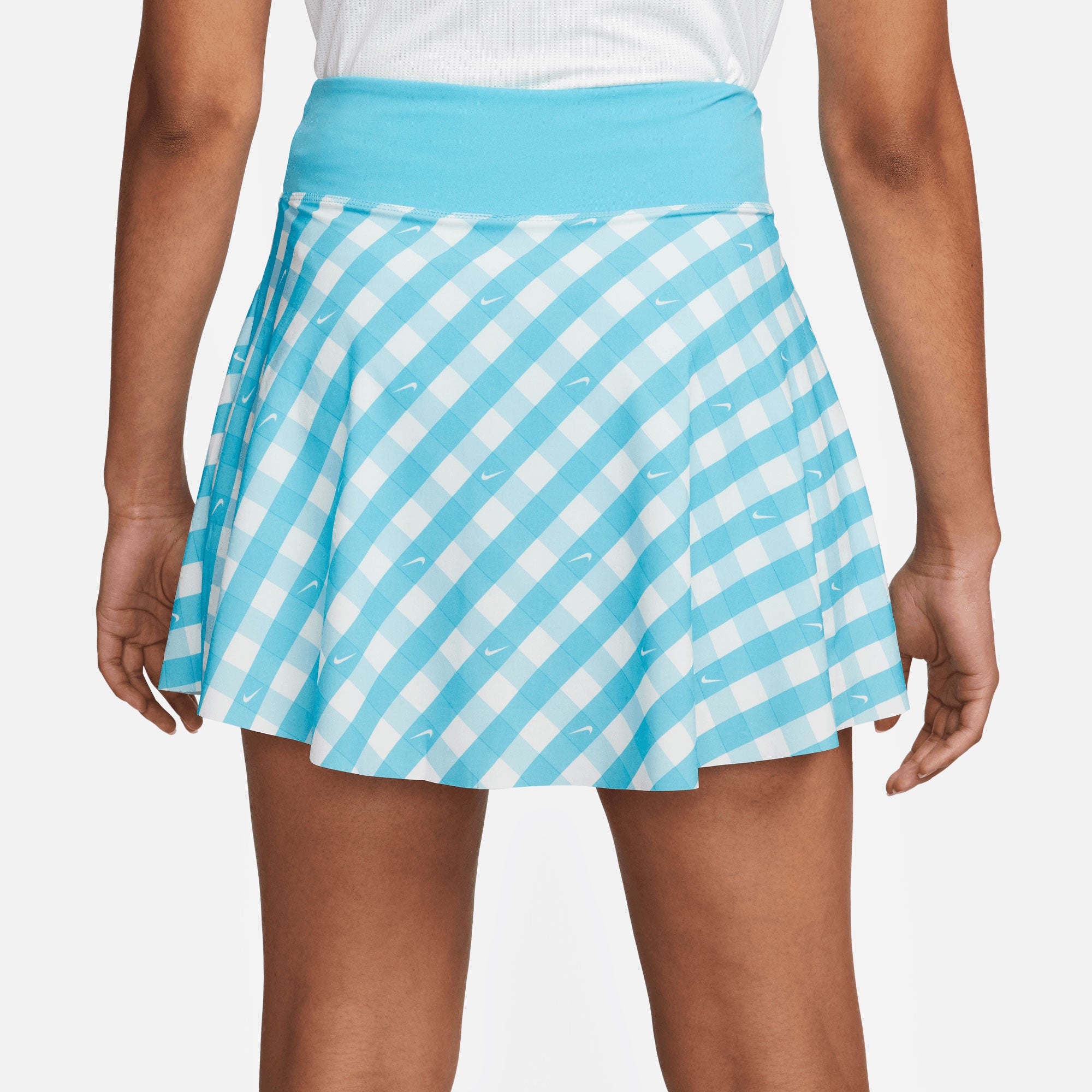 NikeCourt Dri-FIT Advantage Women's Regular Printed Tennis Skirt Blue (2)