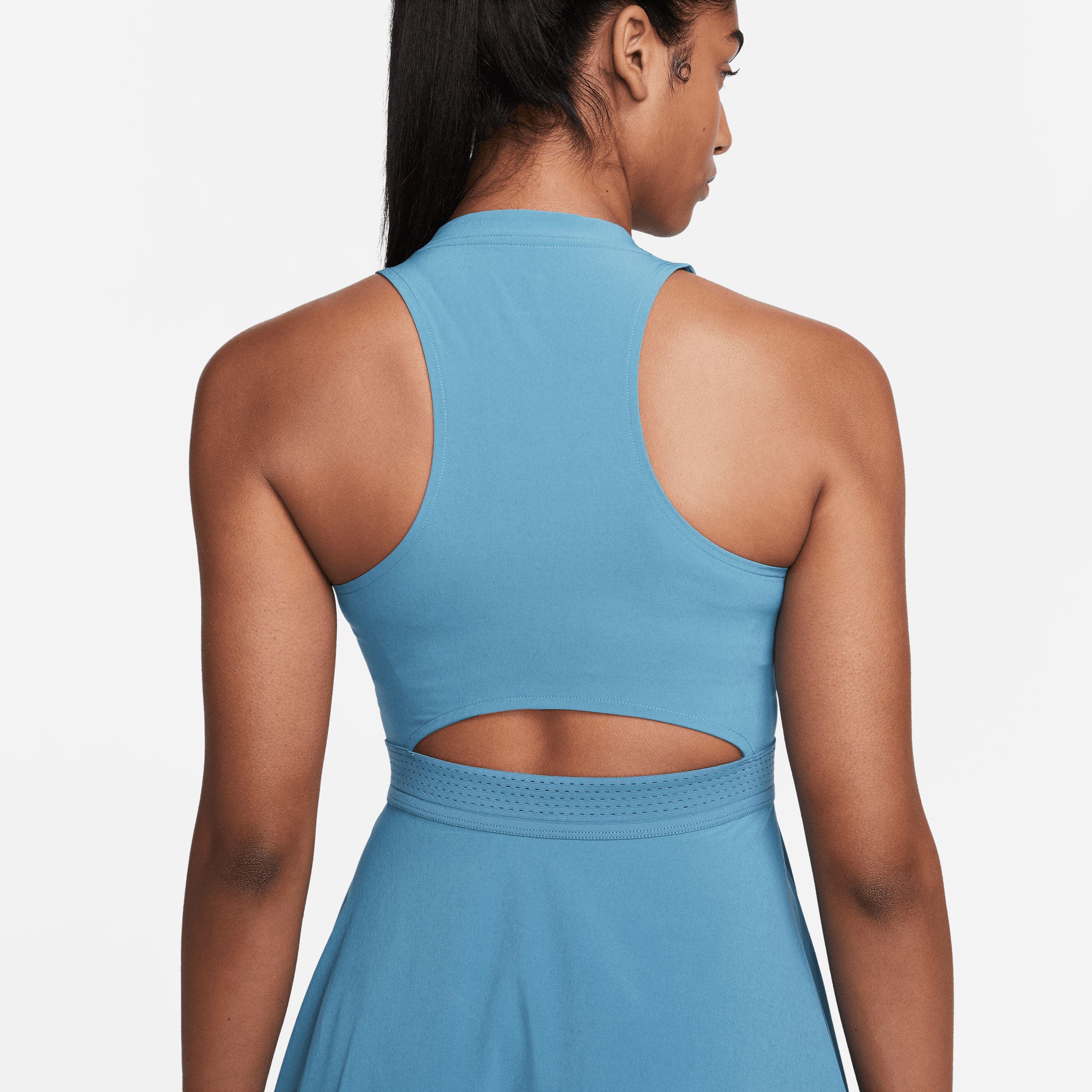 NikeCourt Dri-FIT Advantage Women's Tennis Dress Blue (4)