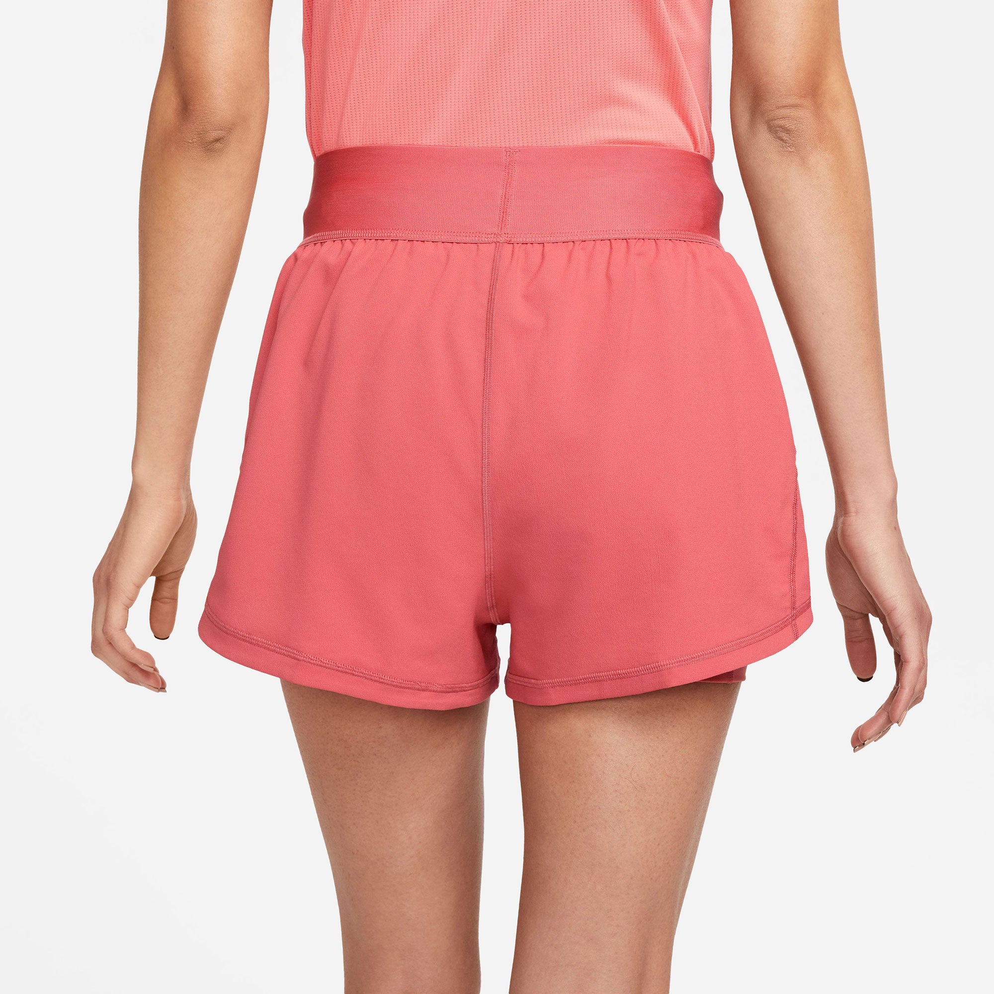 NikeCourt Dri-FIT Advantage Women's Tennis Shorts Red (2)