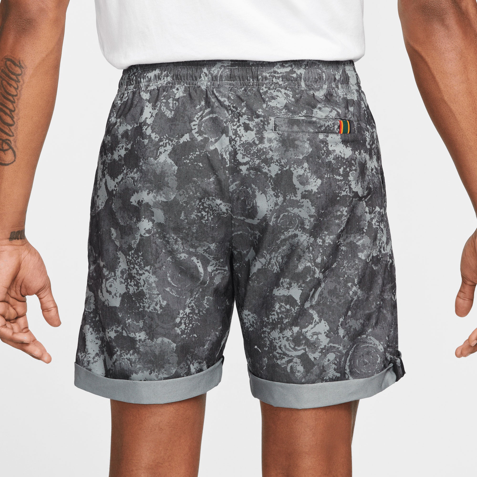 NikeCourt Dri-FIT Heritage London Men's Printed Tennis Shorts Black (2)