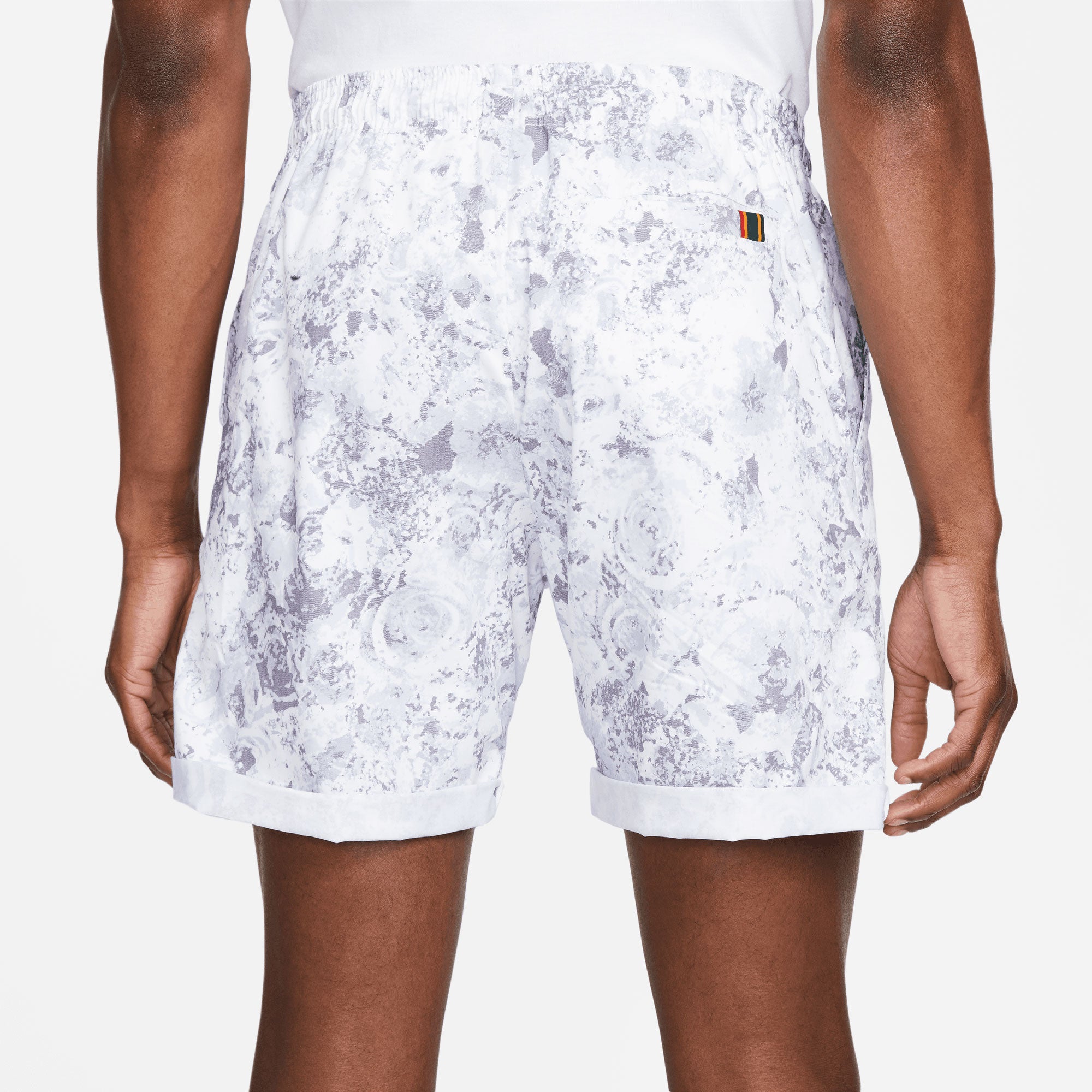 NikeCourt Dri-FIT Heritage London Men's Printed Tennis Shorts White (2)