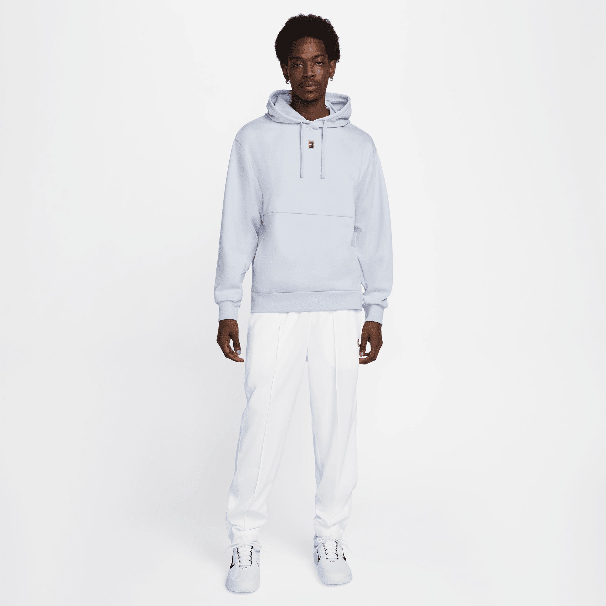 NikeCourt Dri-FIT Heritage Men's Fleece Tennis Hoodie Blue (5)