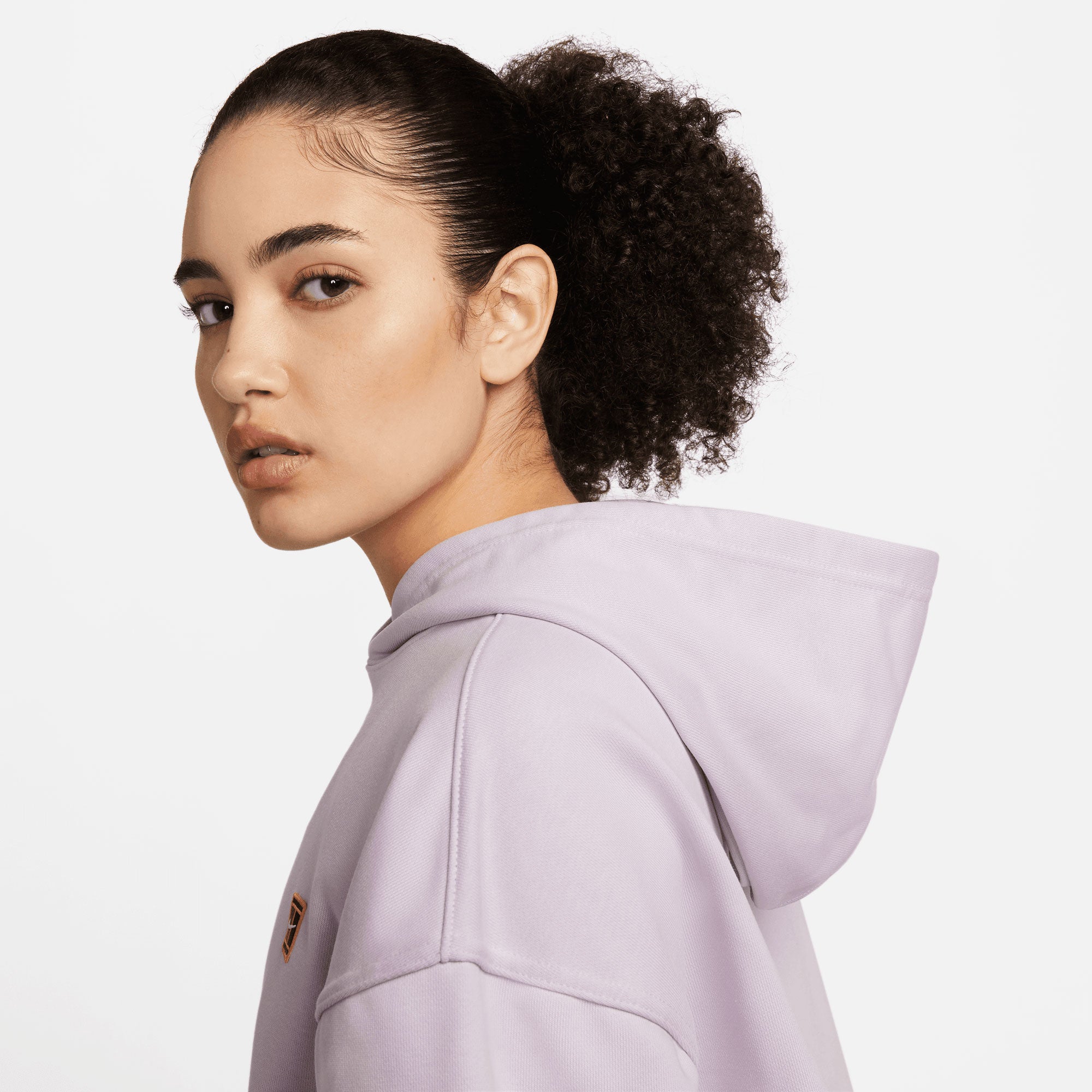NikeCourt Dri-FIT Heritage Women's Fleece Tennis Hoodie Purple (4)