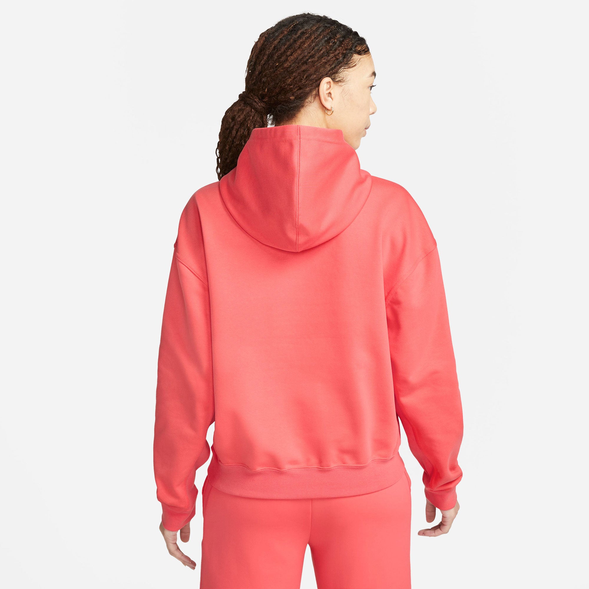 NikeCourt Dri-FIT Heritage Women's Fleece Tennis Hoodie Orange (2)